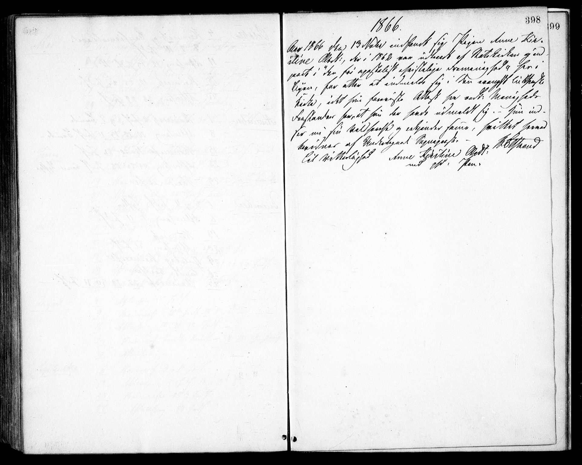Grønland prestekontor Kirkebøker, AV/SAO-A-10848/F/Fa/L0003: Parish register (official) no. 3, 1862-1868, p. 398