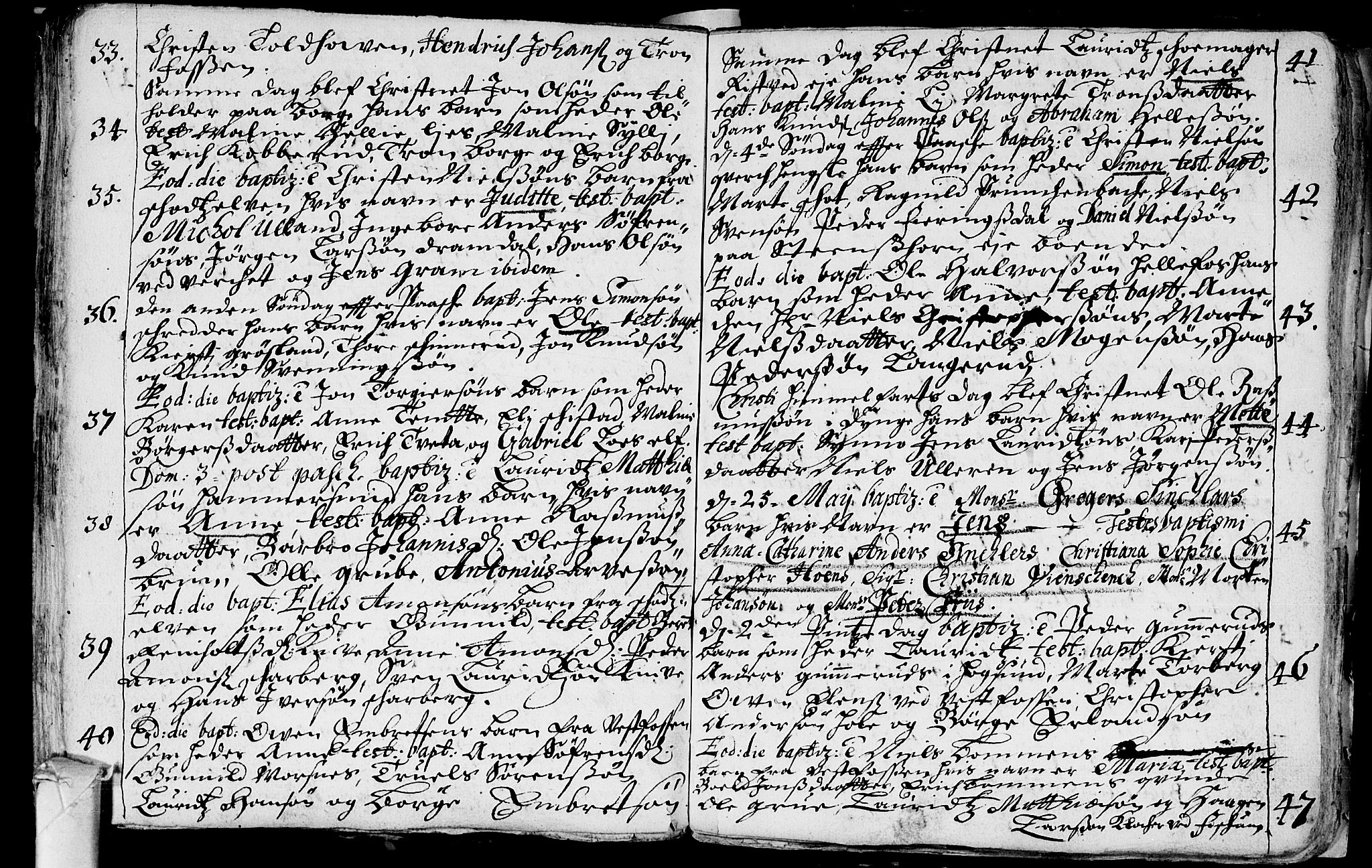 Eiker kirkebøker, AV/SAKO-A-4/F/Fa/L0001: Parish register (official) no. I 1 /1, 1683-1704