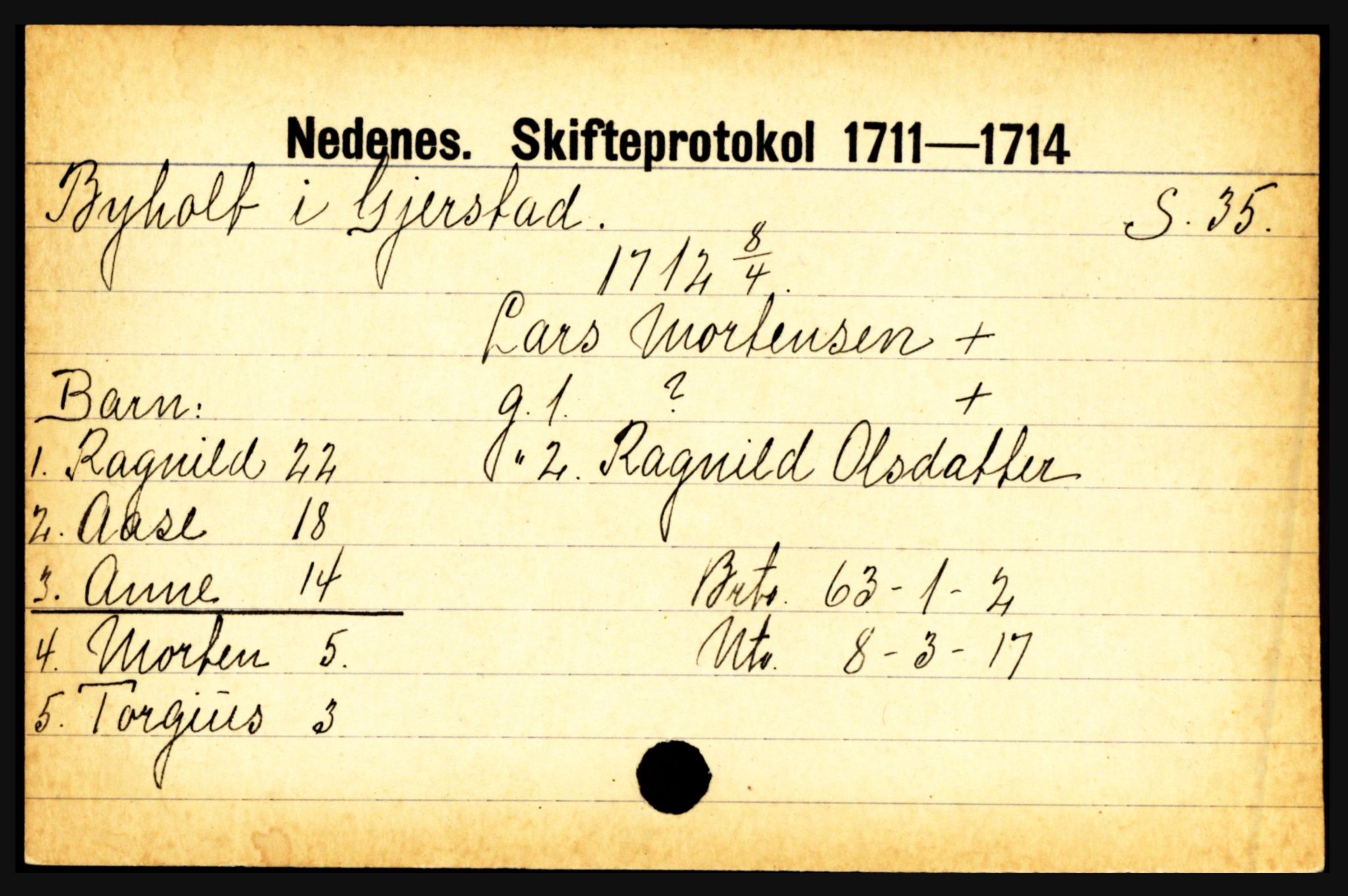 Nedenes sorenskriveri før 1824, AV/SAK-1221-0007/H, p. 4611