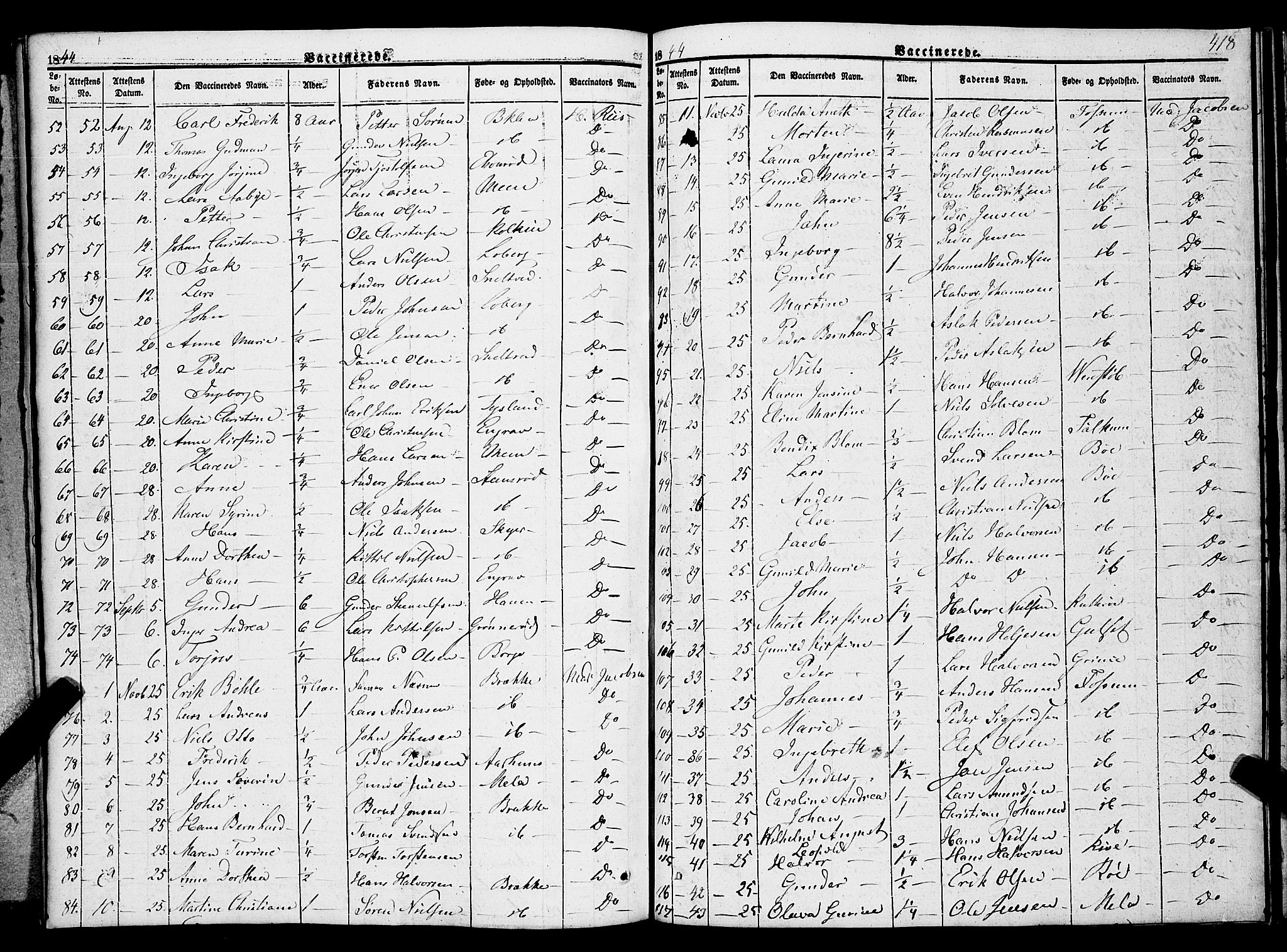 Gjerpen kirkebøker, SAKO/A-265/F/Fa/L0007b: Parish register (official) no. I 7B, 1834-1857, p. 418