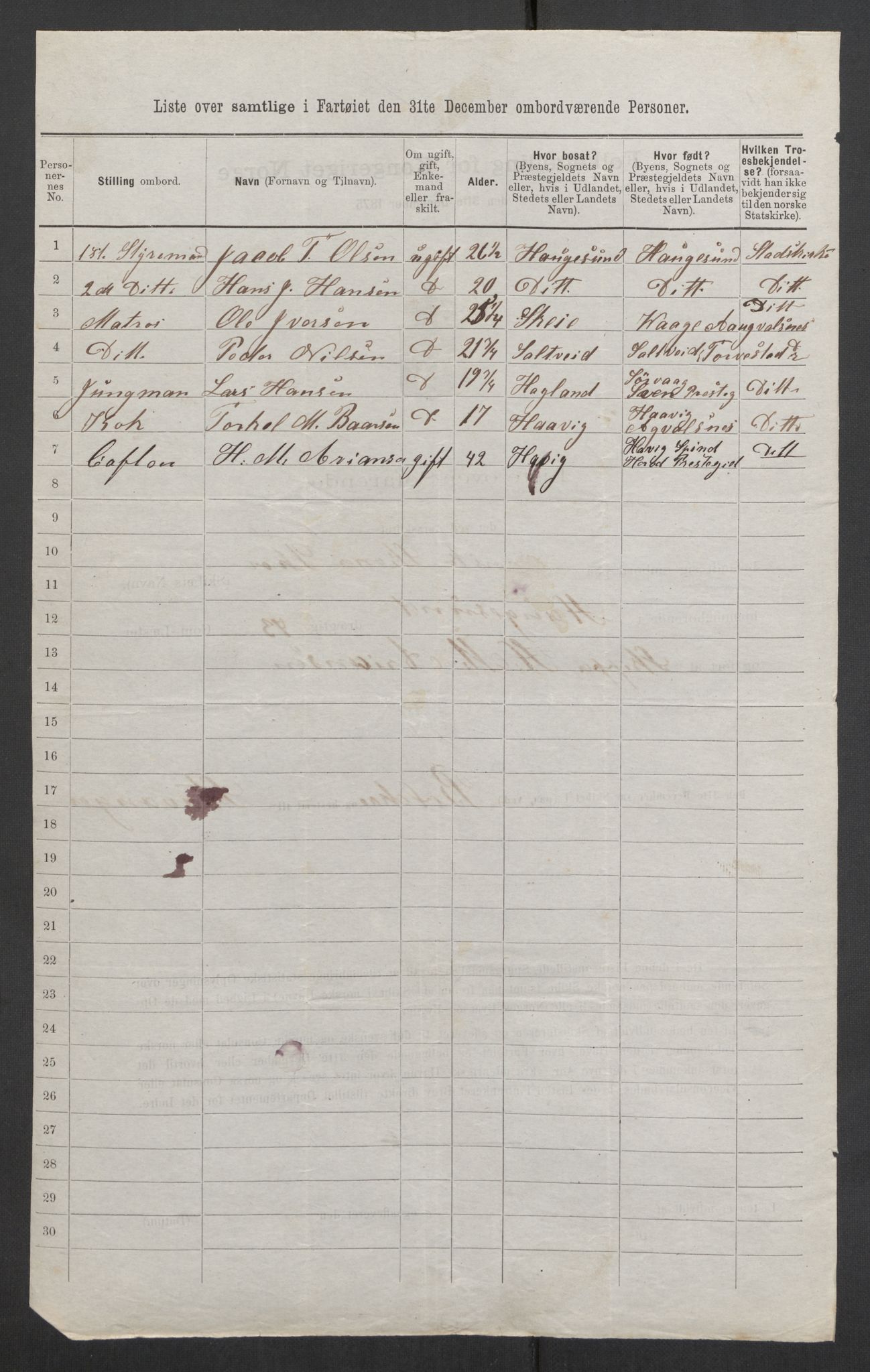 RA, 1875 census, lists of crew on ships: Ships in ports abroad, 1875, p. 770