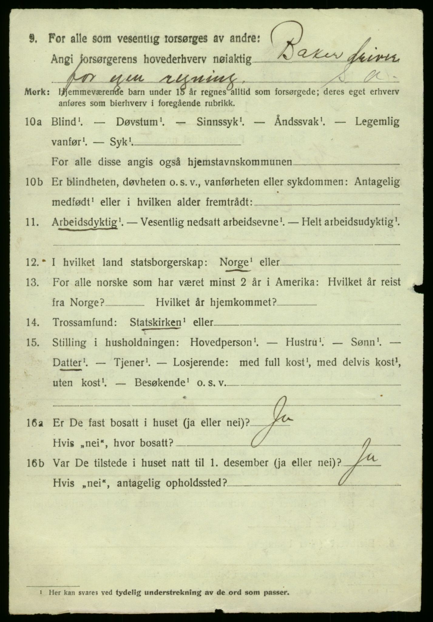 SAB, 1920 census for Hjelme, 1920, p. 1079