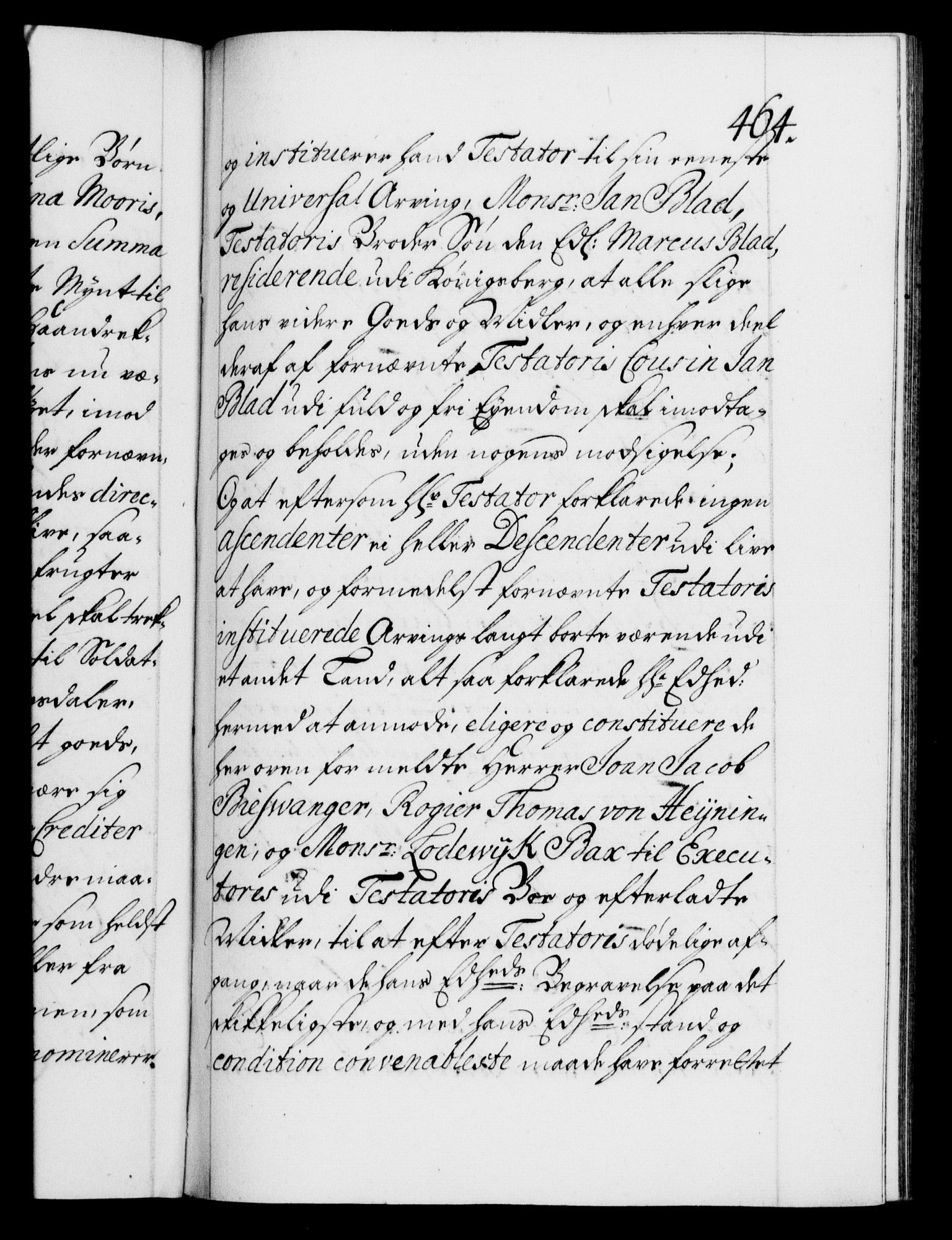 Danske Kanselli 1572-1799, AV/RA-EA-3023/F/Fc/Fca/Fcaa/L0022: Norske registre, 1716-1719, p. 464a