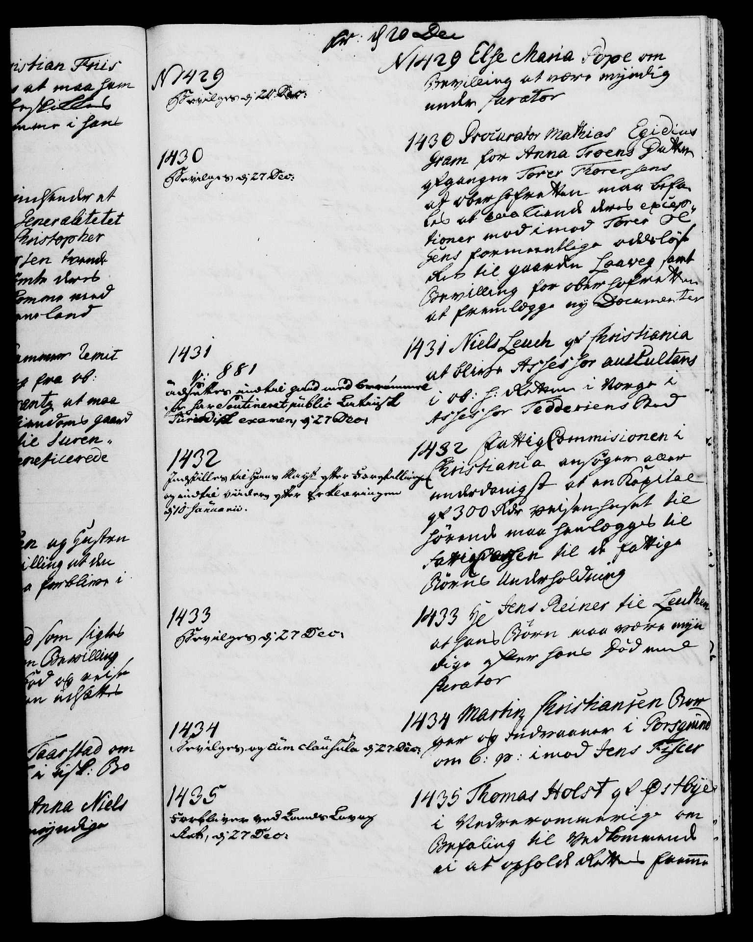 Danske Kanselli 1572-1799, AV/RA-EA-3023/I/Ia/L0001: 3. departements journal, 1771