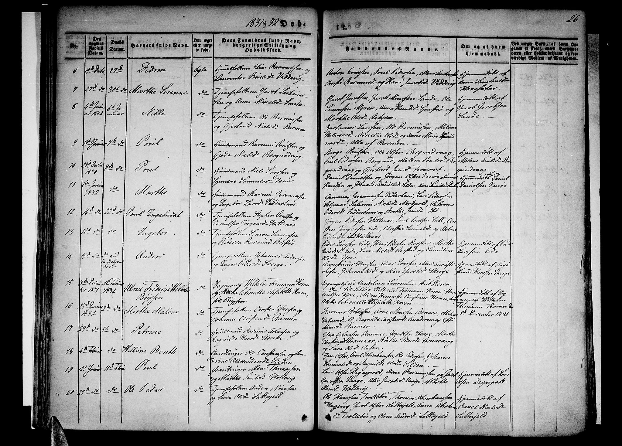 Selje sokneprestembete, SAB/A-99938/H/Ha/Haa/Haaa: Parish register (official) no. A 9, 1829-1844, p. 26