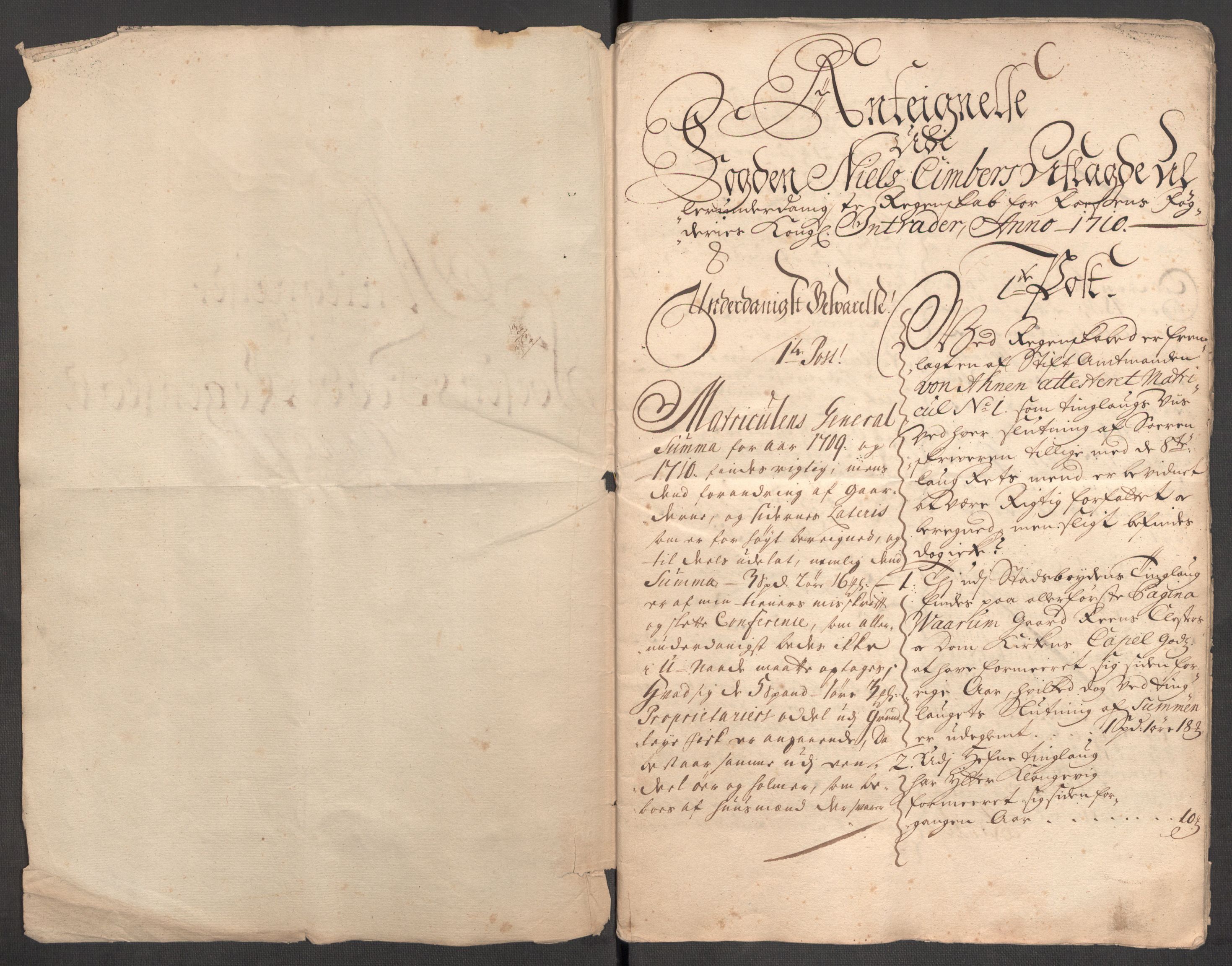 Rentekammeret inntil 1814, Reviderte regnskaper, Fogderegnskap, AV/RA-EA-4092/R57/L3859: Fogderegnskap Fosen, 1710, p. 192