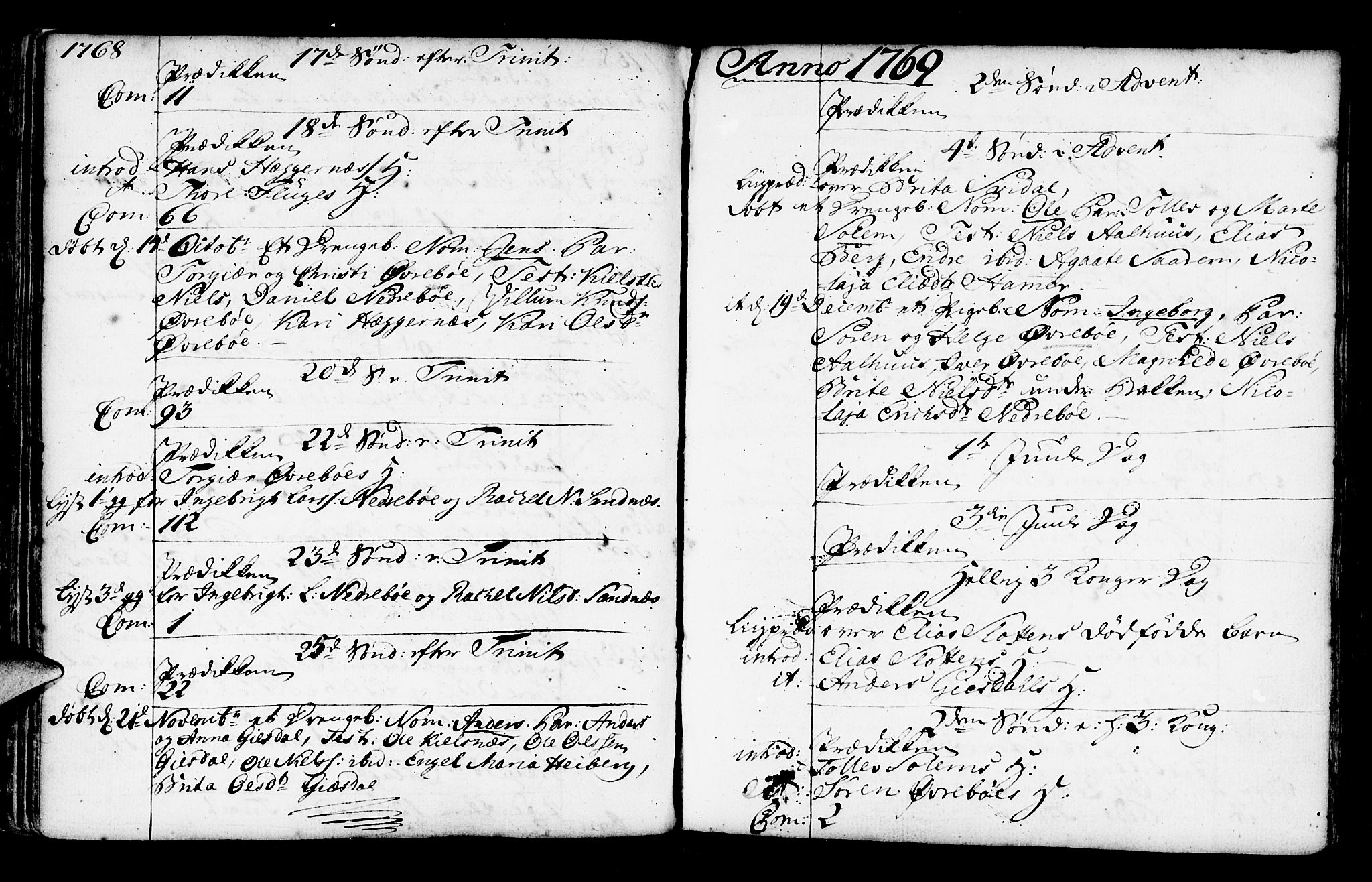 Jølster sokneprestembete, SAB/A-80701/H/Haa/Haaa/L0003: Parish register (official) no. A 3, 1748-1789, p. 122