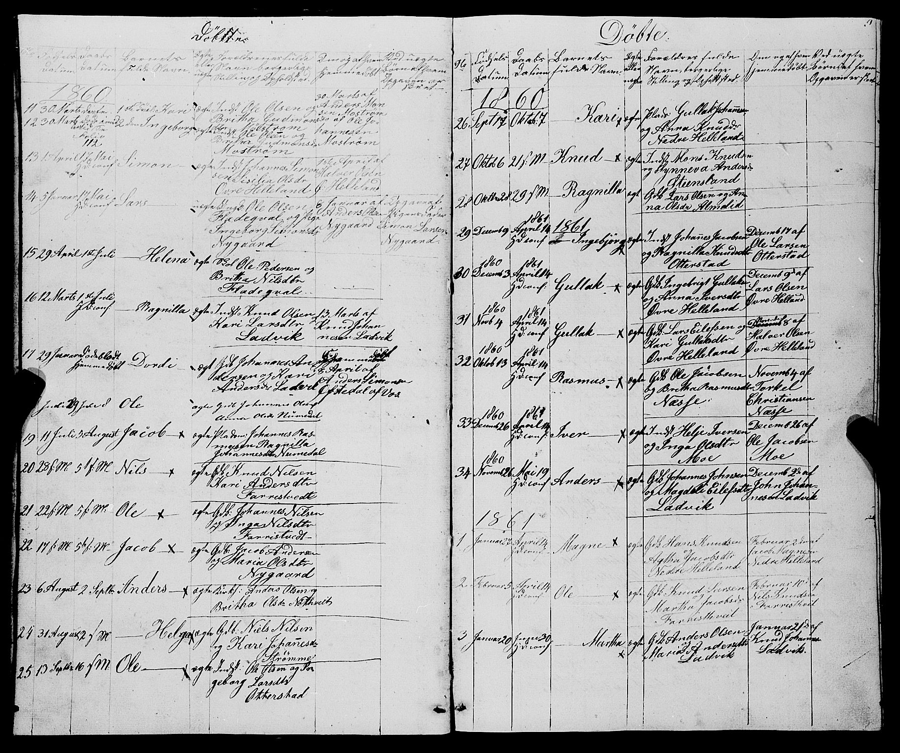 Osterfjorden Soknepresembete, AV/SAB-A-77301: Parish register (copy) no. B 1, 1851-1890, p. 9