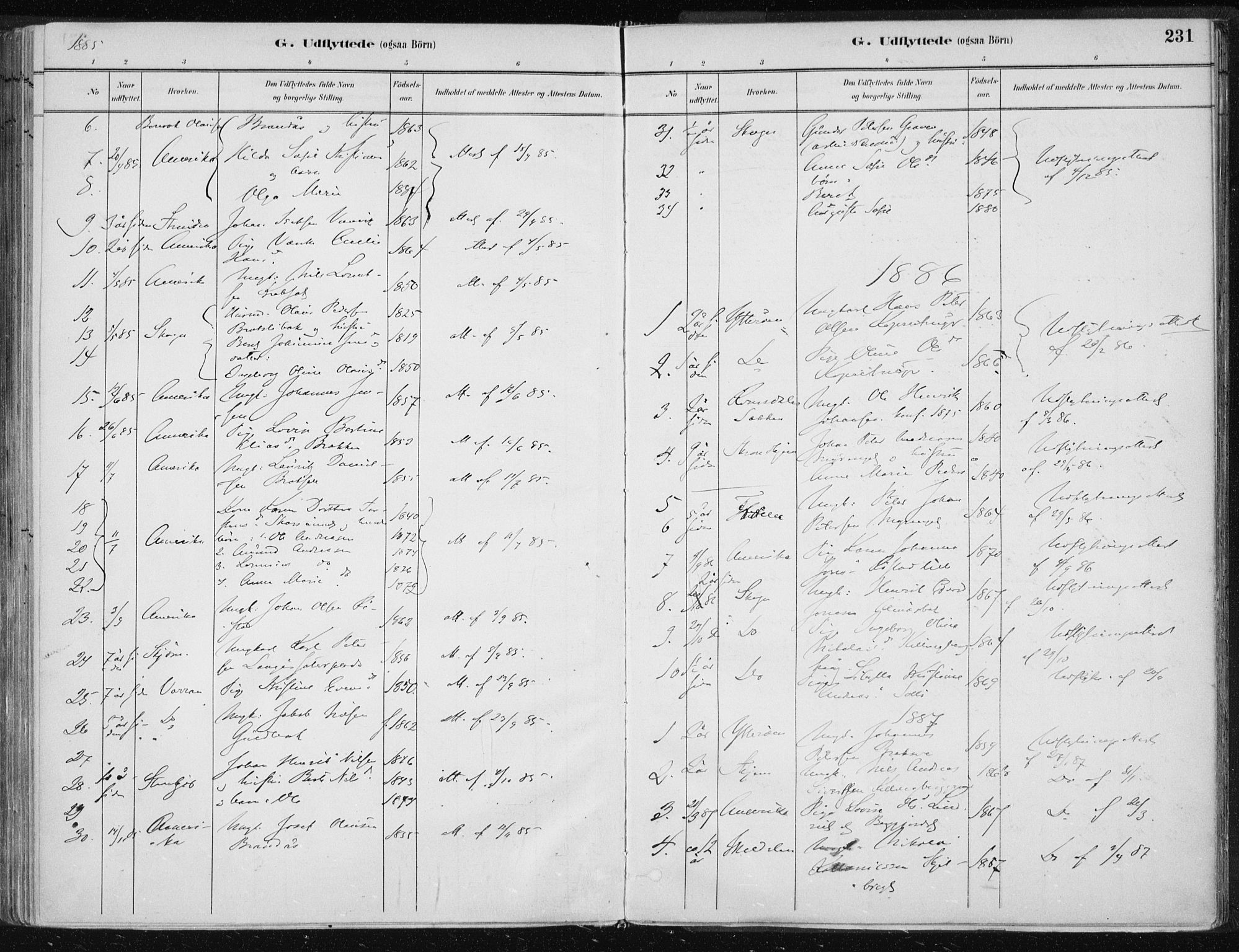 Ministerialprotokoller, klokkerbøker og fødselsregistre - Nord-Trøndelag, SAT/A-1458/701/L0010: Parish register (official) no. 701A10, 1883-1899, p. 231