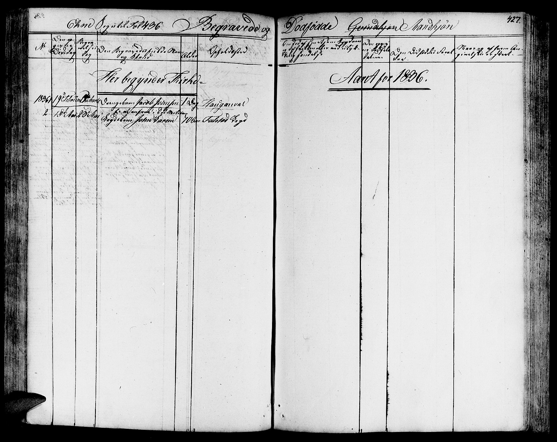 Ministerialprotokoller, klokkerbøker og fødselsregistre - Nord-Trøndelag, SAT/A-1458/717/L0152: Parish register (official) no. 717A05 /2, 1828-1836, p. 427