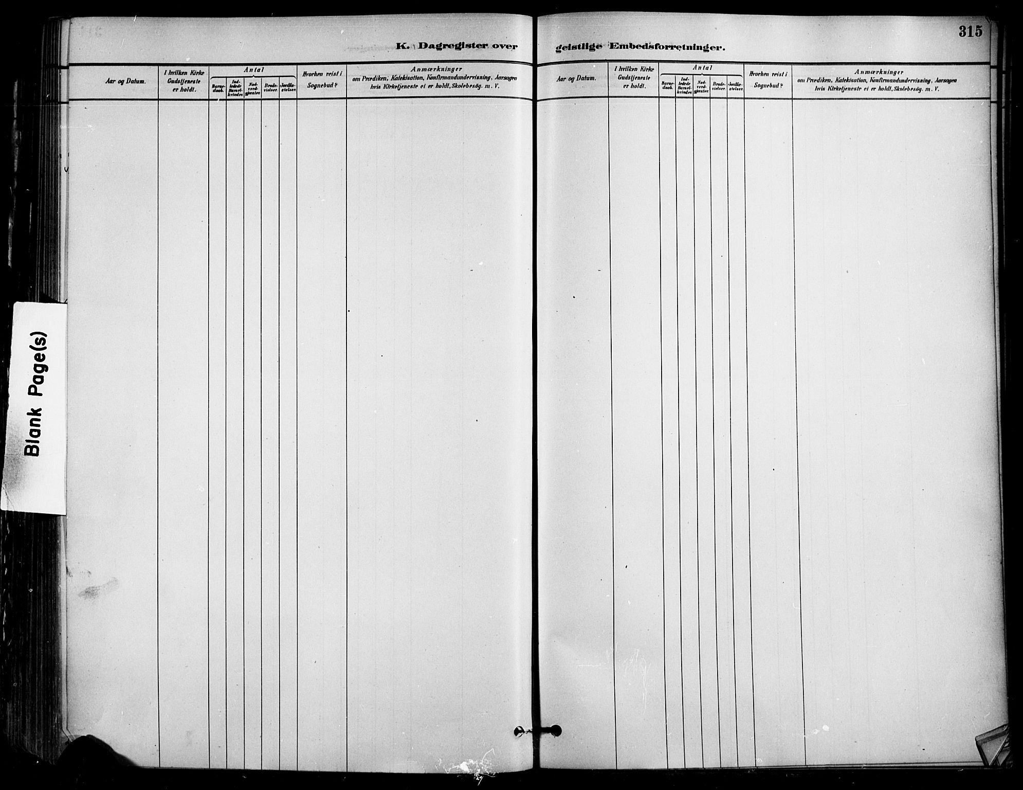 Enebakk prestekontor Kirkebøker, SAO/A-10171c/F/Fa/L0016: Parish register (official) no. I 16, 1883-1898, p. 315