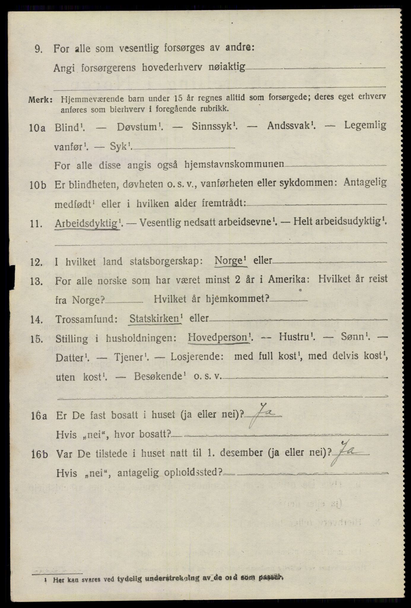 SAO, 1920 census for Rygge, 1920, p. 9562