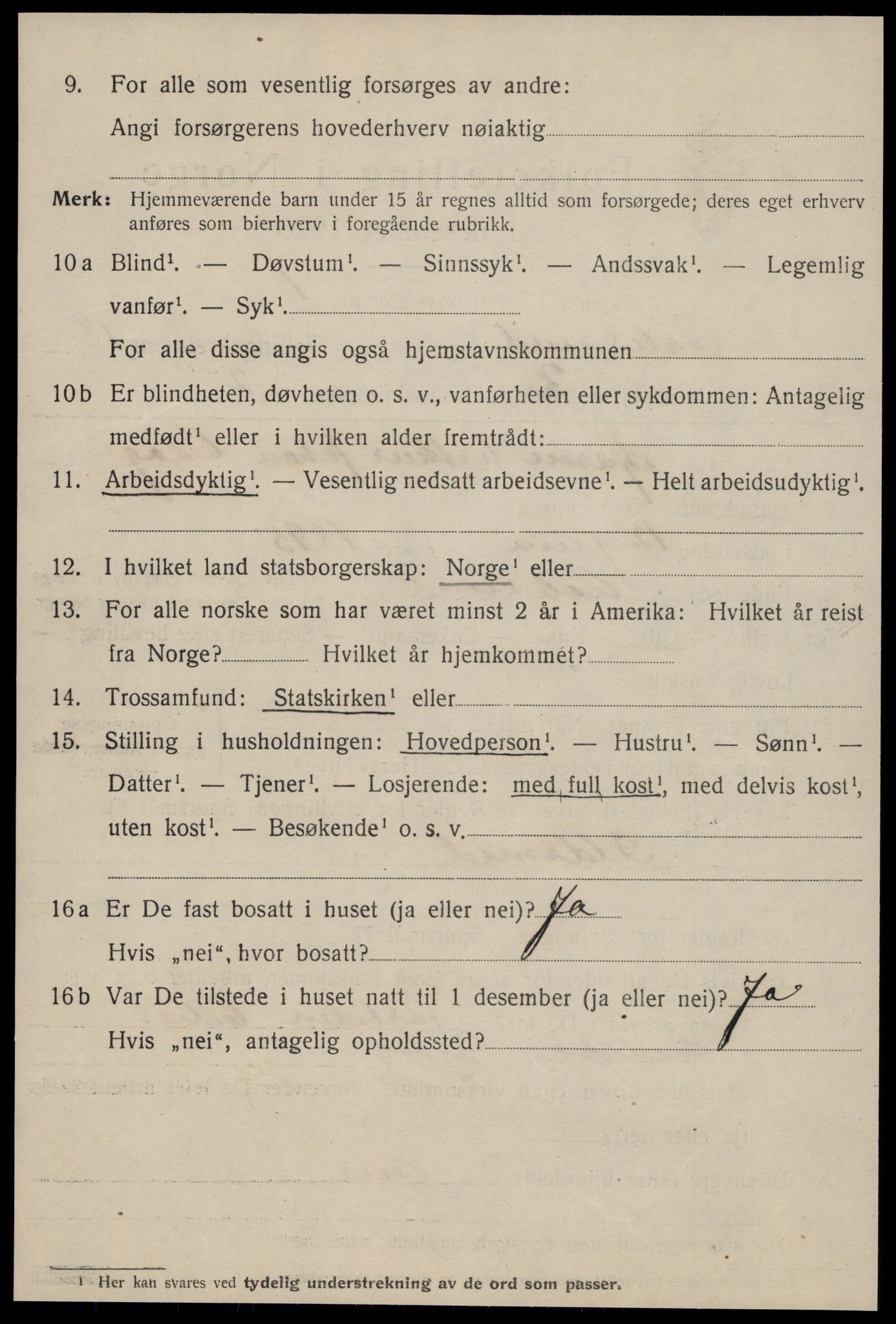 SAT, 1920 census for Ålesund, 1920, p. 34043