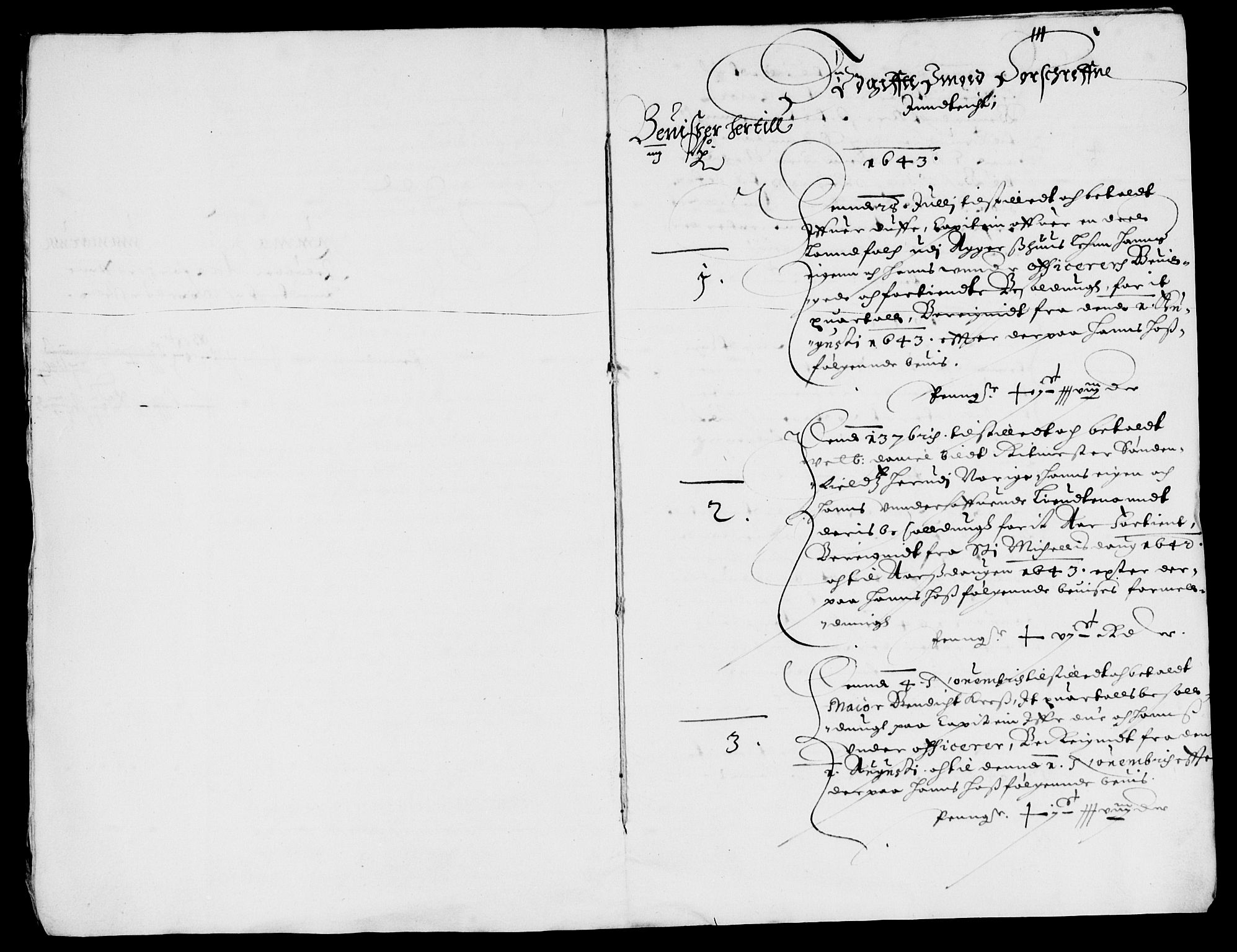 Rentekammeret inntil 1814, Reviderte regnskaper, Lensregnskaper, AV/RA-EA-5023/R/Rb/Rba/L0177: Akershus len, 1643-1644
