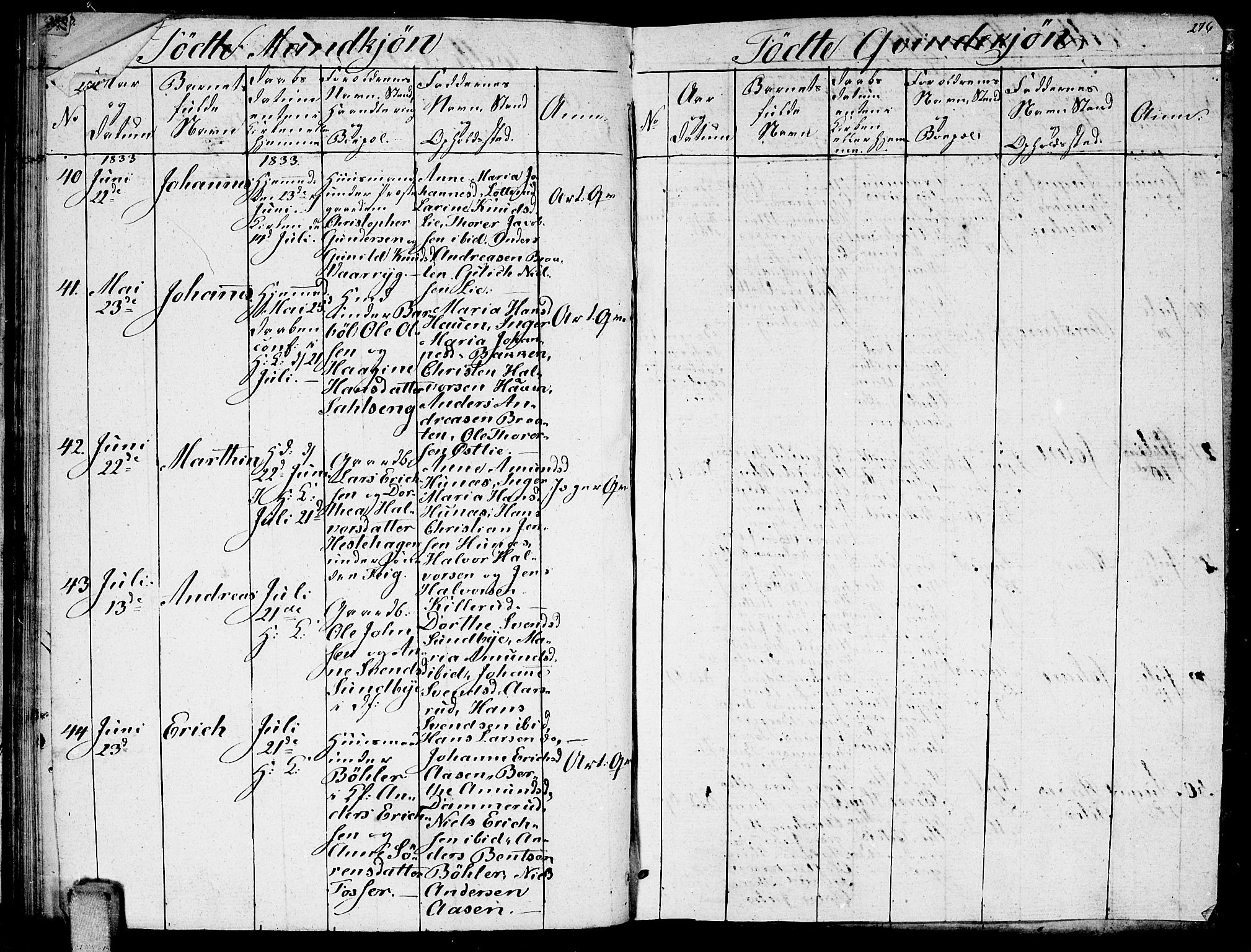 Enebakk prestekontor Kirkebøker, SAO/A-10171c/G/Ga/L0002: Parish register (copy) no. I 2, 1822-1833, p. 275-276