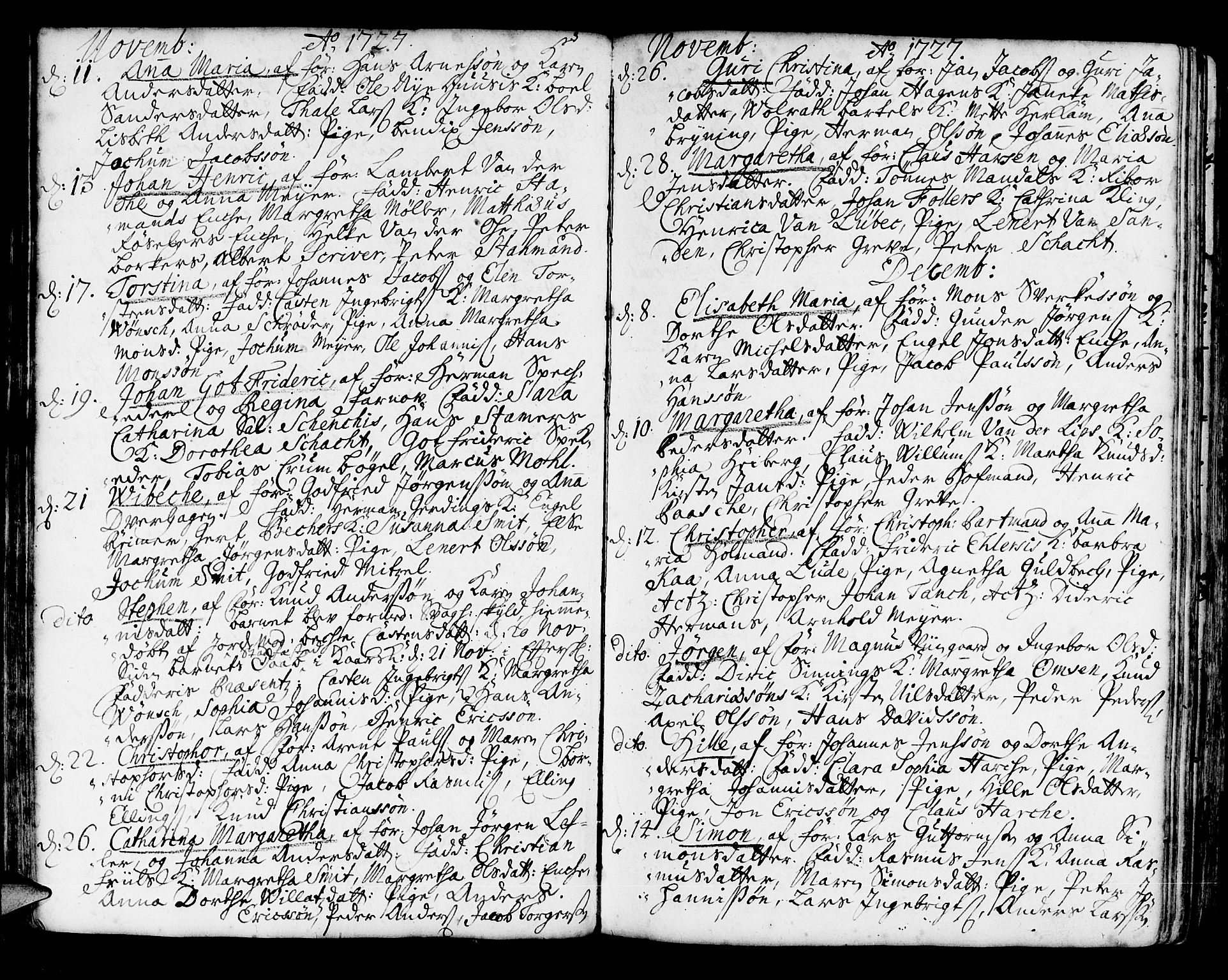 Korskirken sokneprestembete, SAB/A-76101/H/Haa/L0004: Parish register (official) no. A 4, 1720-1750, p. 76