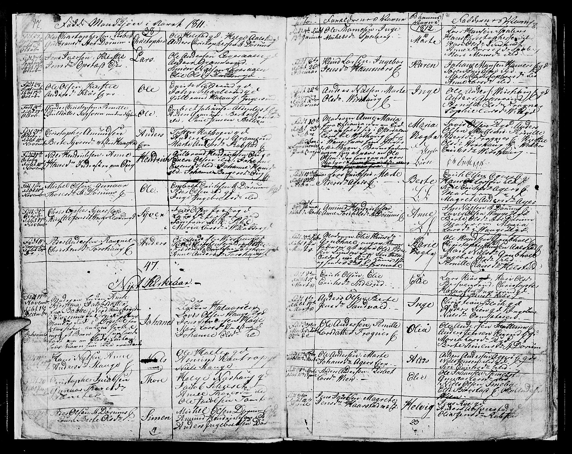 Vang prestekontor, Hedmark, SAH/PREST-008/H/Ha/Hab/L0003: Parish register (copy) no. 3, 1808-1819, p. 17-18