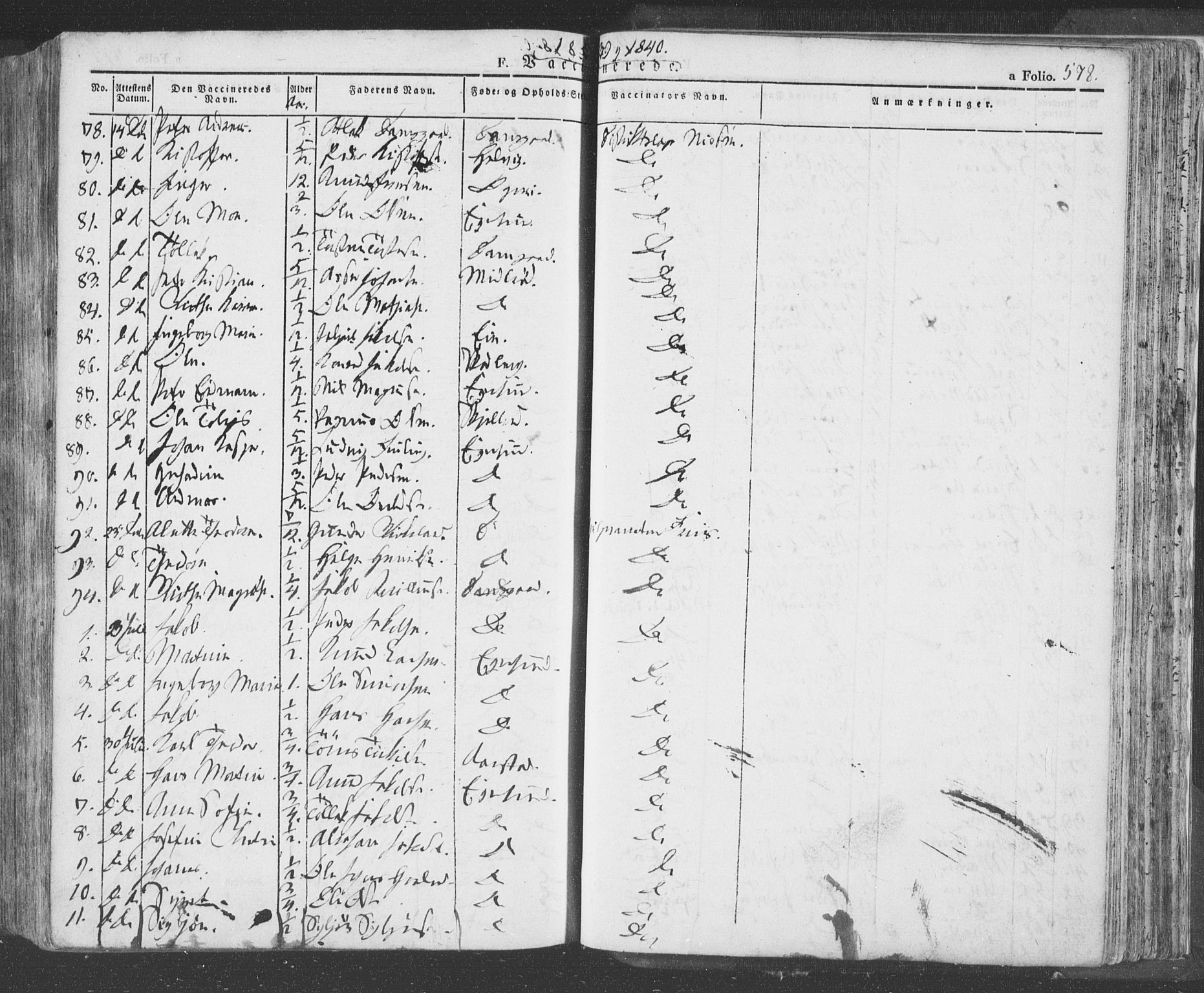 Eigersund sokneprestkontor, SAST/A-101807/S08/L0009: Parish register (official) no. A 9, 1827-1850, p. 578