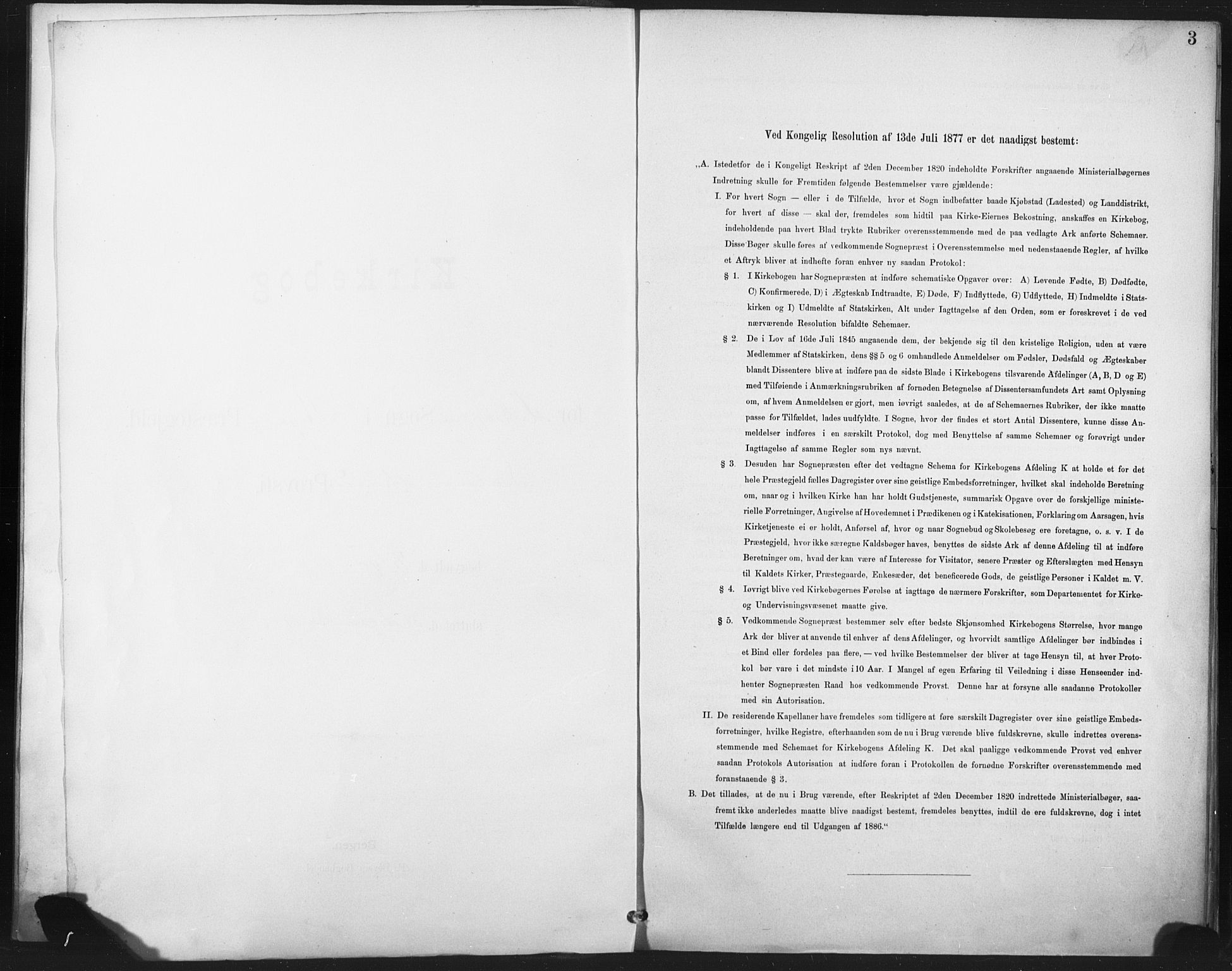 Ministerialprotokoller, klokkerbøker og fødselsregistre - Nord-Trøndelag, AV/SAT-A-1458/718/L0175: Parish register (official) no. 718A01, 1890-1923, p. 3