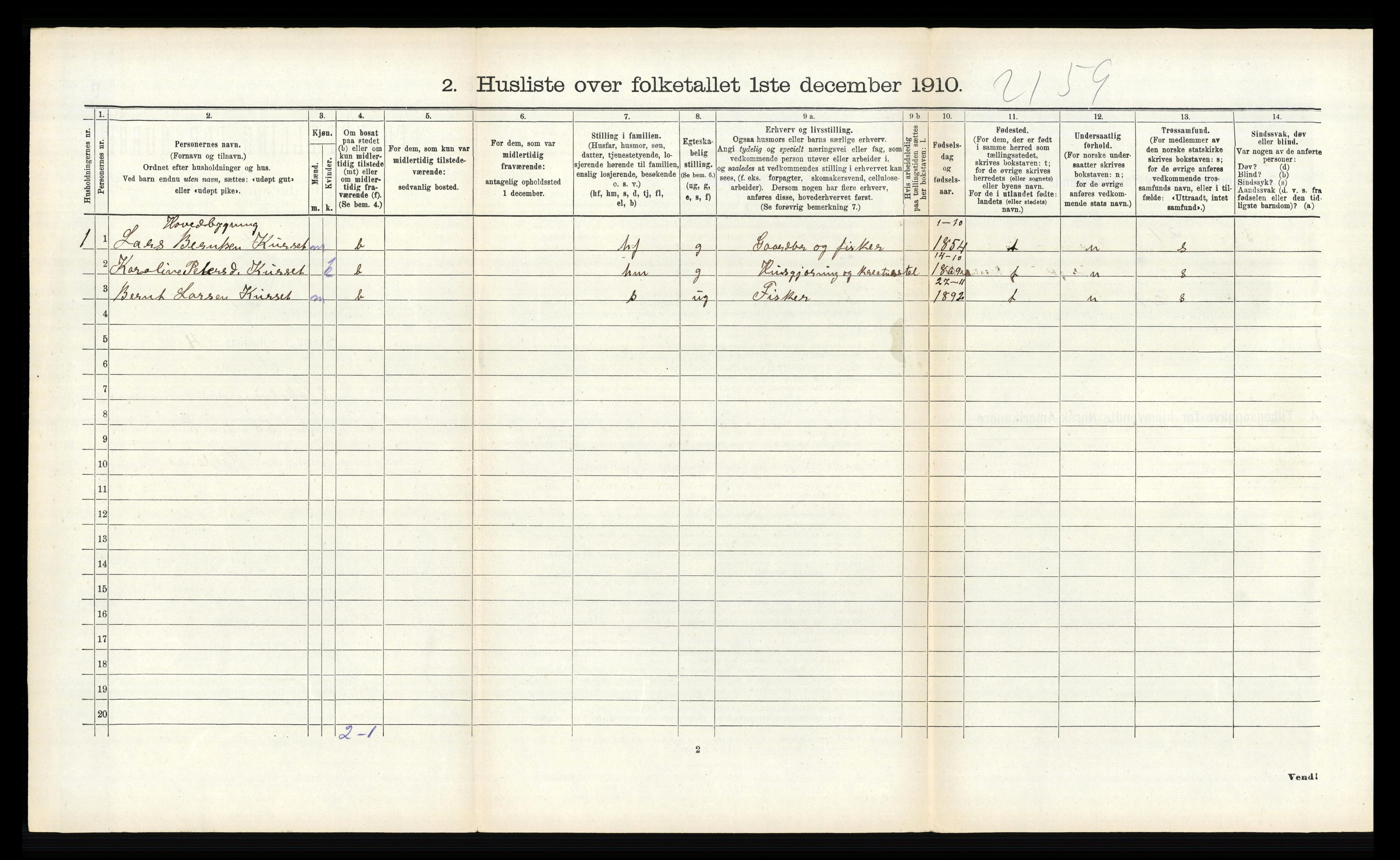 RA, 1910 census for Sykkylven, 1910, p. 812