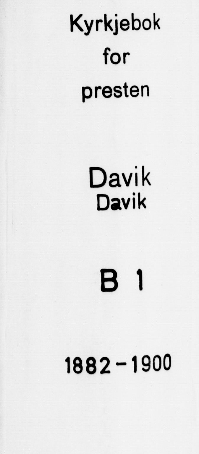 Davik sokneprestembete, SAB/A-79701/H/Haa/Haab/L0001: Parish register (official) no. B 1, 1882-1900