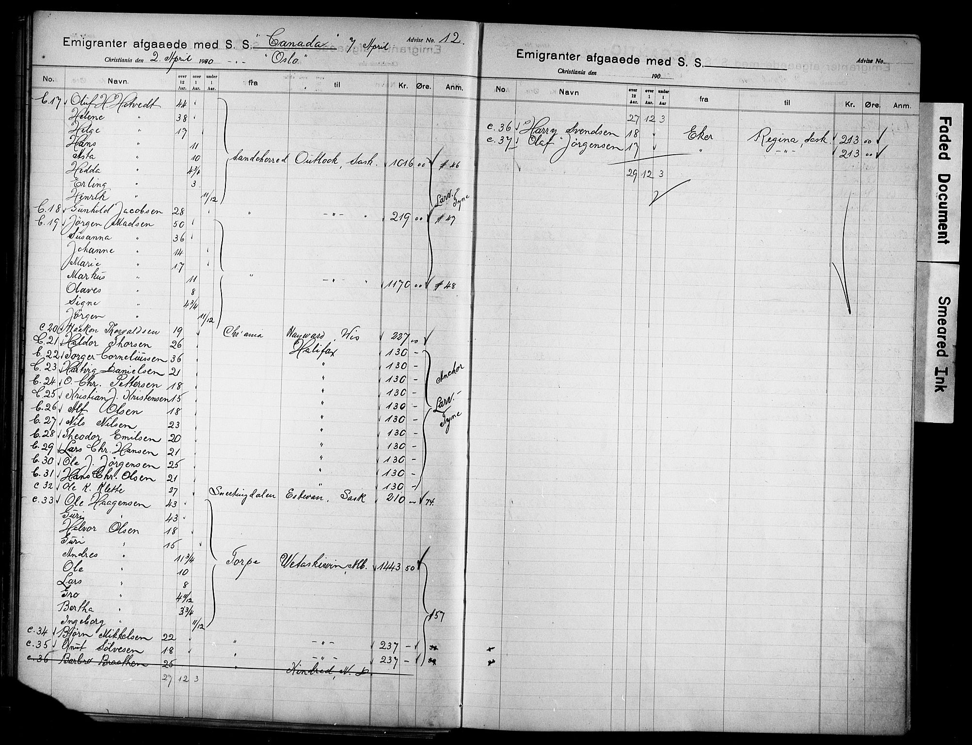 White Star-linjen, AV/SAO-PAO-0201/D/Da/L0005: Emigrant, 1904-1923, p. 56