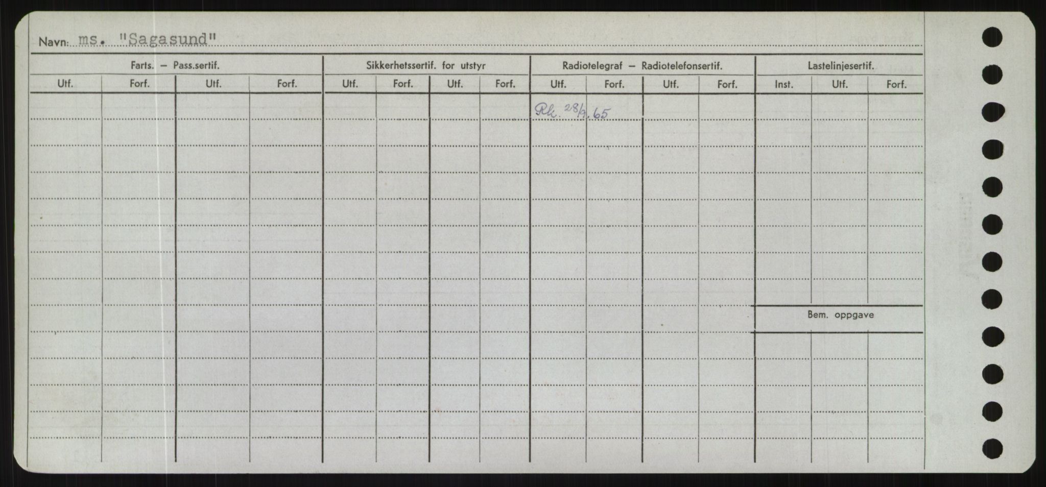 Sjøfartsdirektoratet med forløpere, Skipsmålingen, AV/RA-S-1627/H/Hd/L0031: Fartøy, Rju-Sam, p. 564