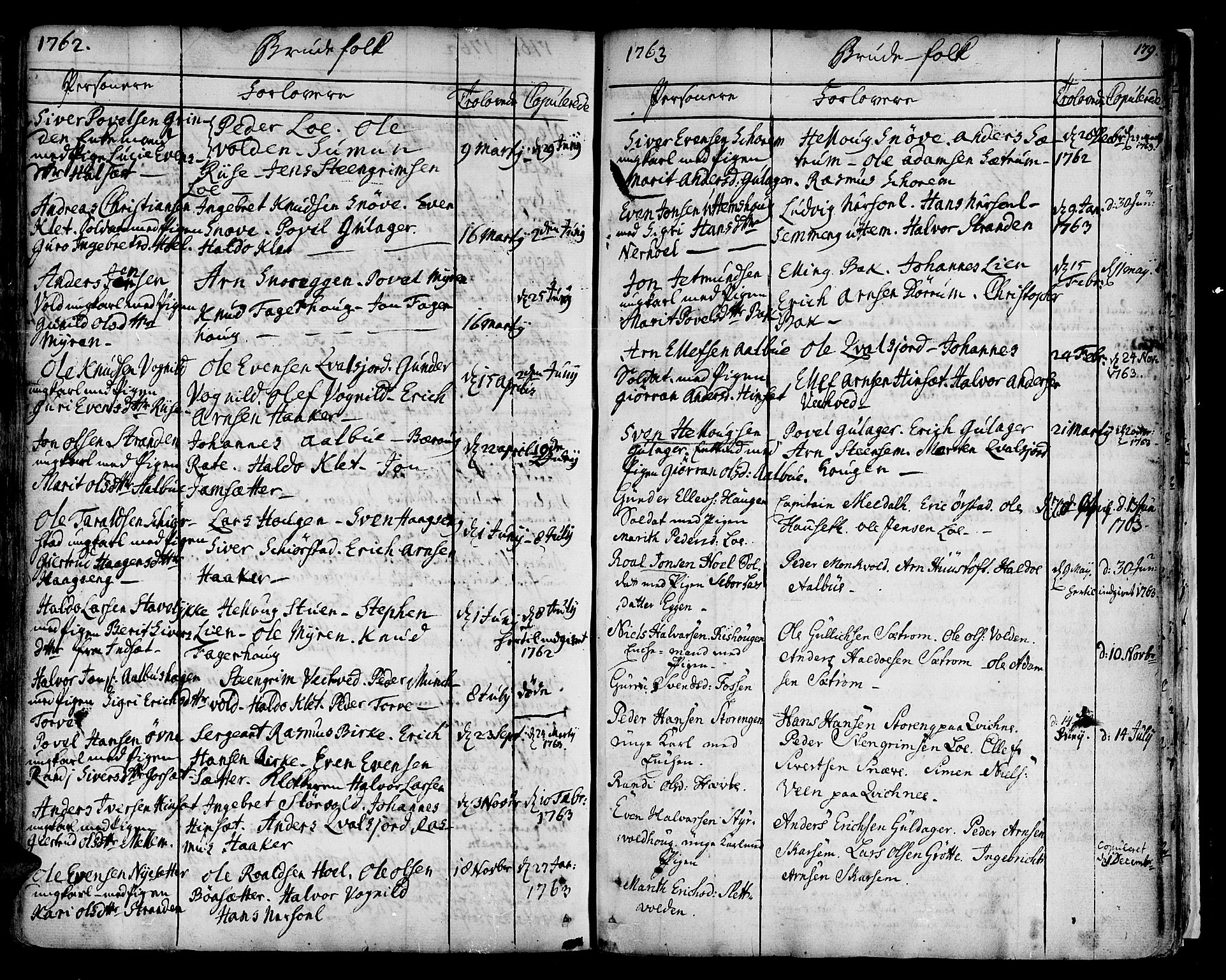 Ministerialprotokoller, klokkerbøker og fødselsregistre - Sør-Trøndelag, SAT/A-1456/678/L0891: Parish register (official) no. 678A01, 1739-1780, p. 179
