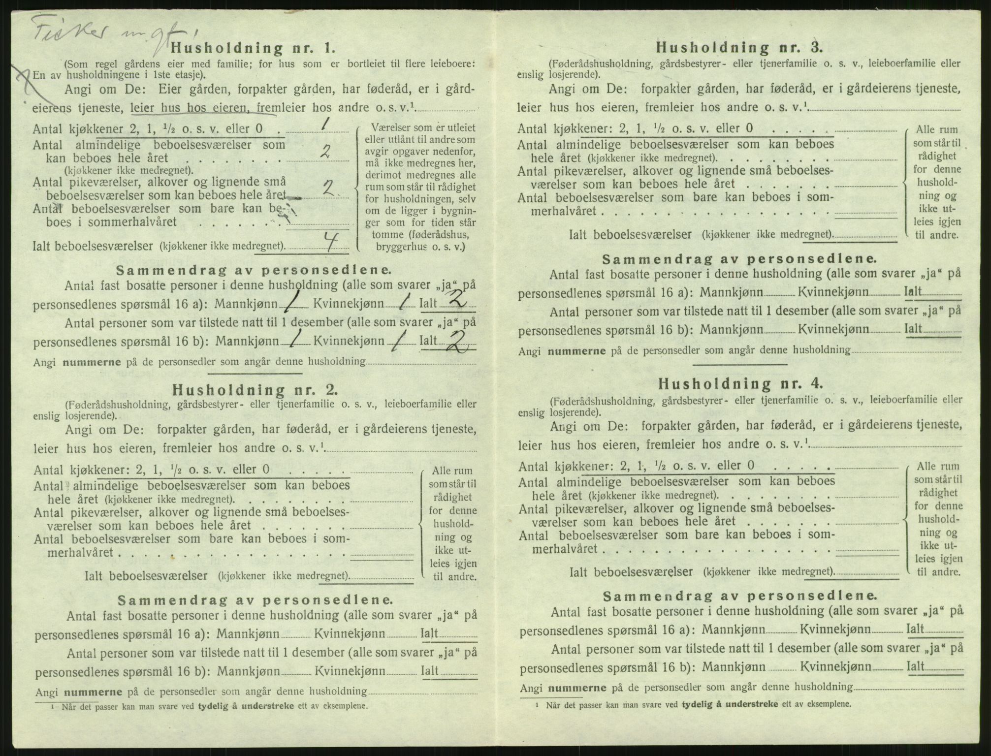 SAT, 1920 census for Bolsøy, 1920, p. 1036