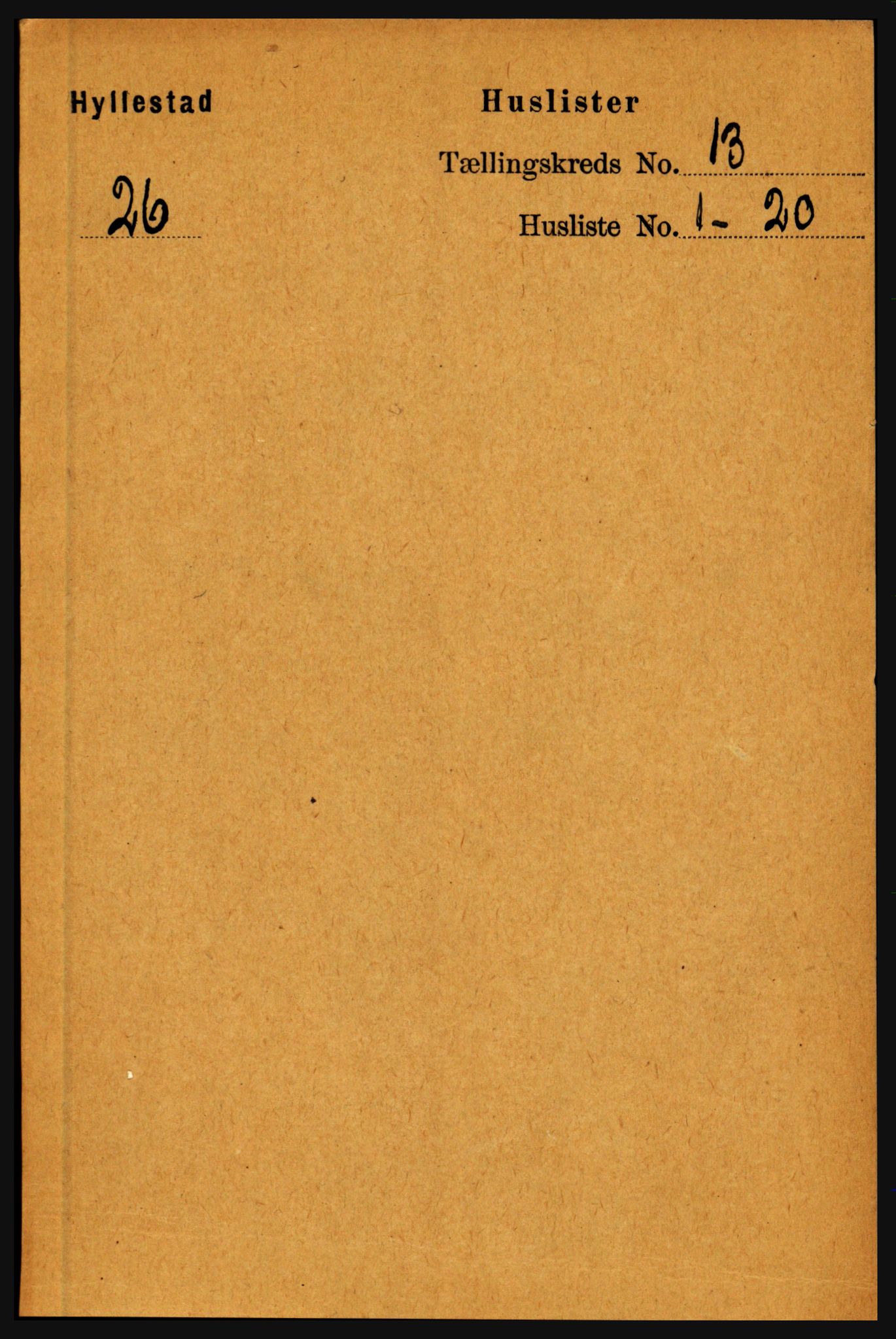 RA, 1891 census for 1413 Hyllestad, 1891, p. 2376
