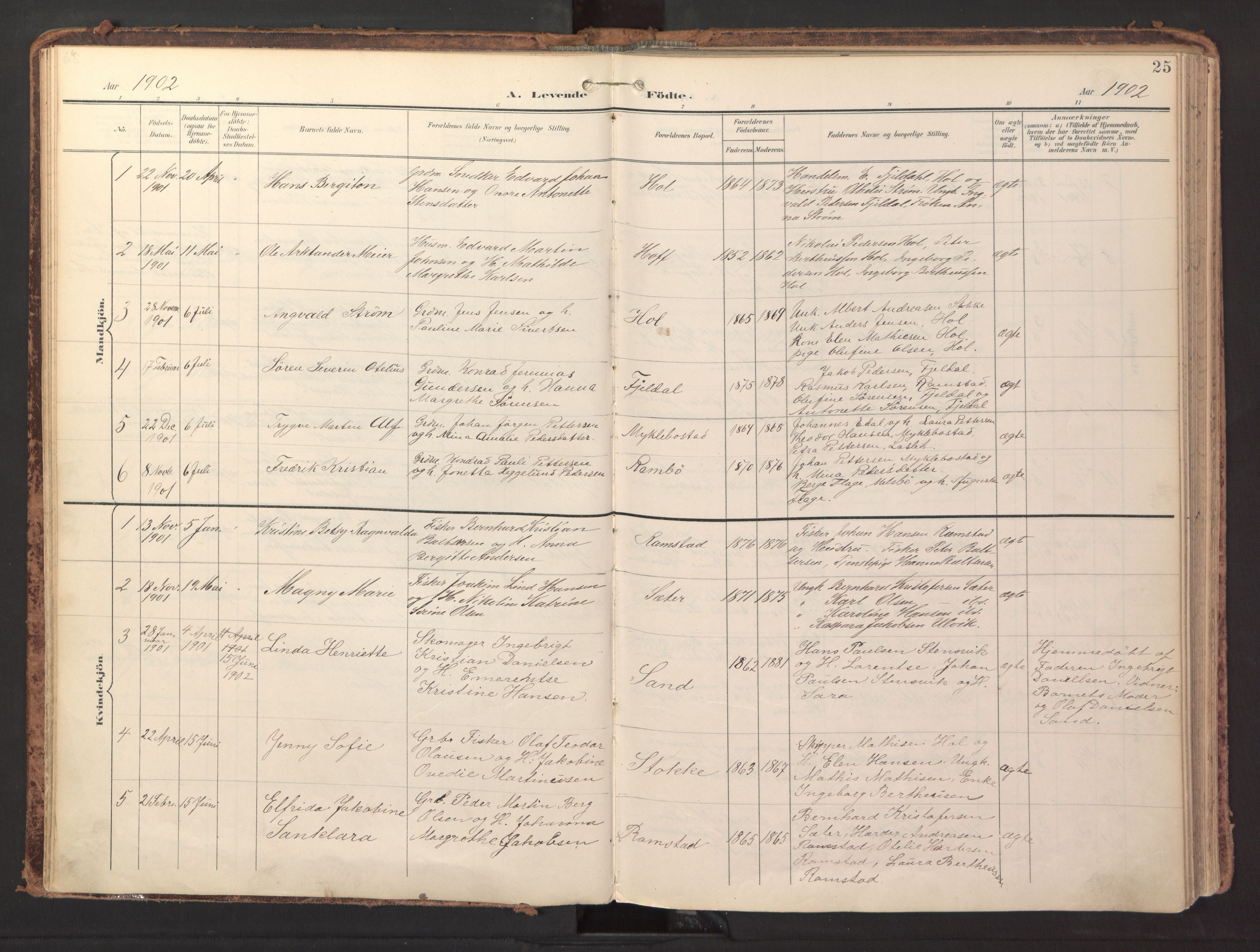 Ministerialprotokoller, klokkerbøker og fødselsregistre - Nordland, AV/SAT-A-1459/865/L0926: Parish register (official) no. 865A04, 1897-1912, p. 25