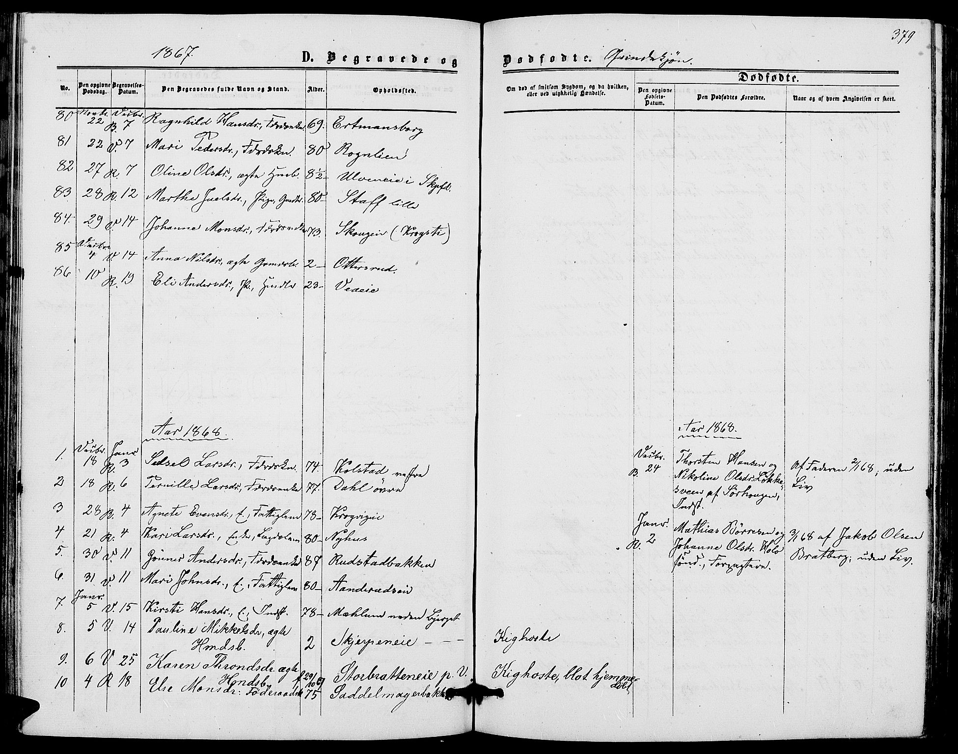 Ringsaker prestekontor, AV/SAH-PREST-014/L/La/L0007: Parish register (copy) no. 7, 1861-1869, p. 379