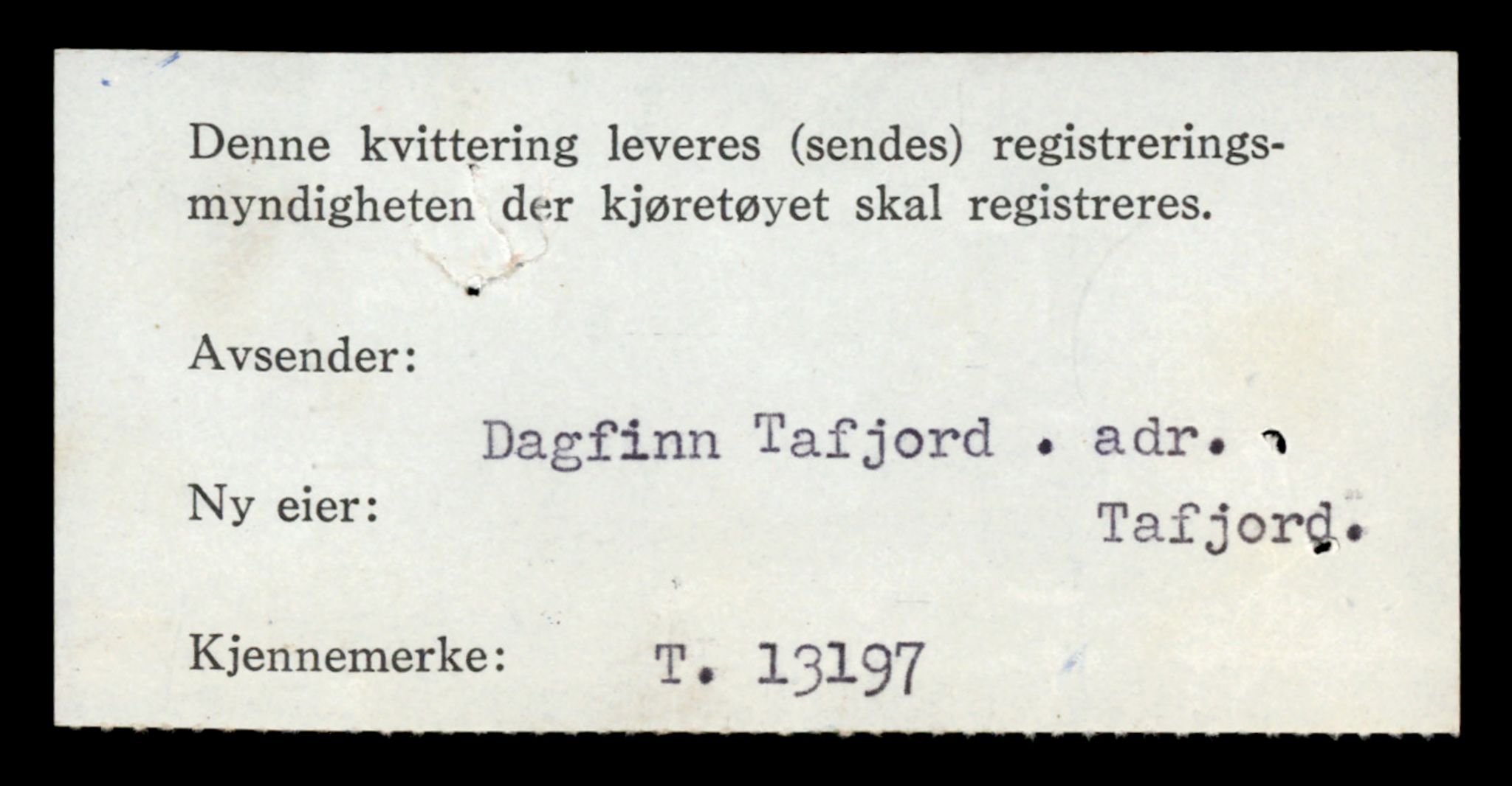 Møre og Romsdal vegkontor - Ålesund trafikkstasjon, AV/SAT-A-4099/F/Fe/L0038: Registreringskort for kjøretøy T 13180 - T 13360, 1927-1998, p. 266