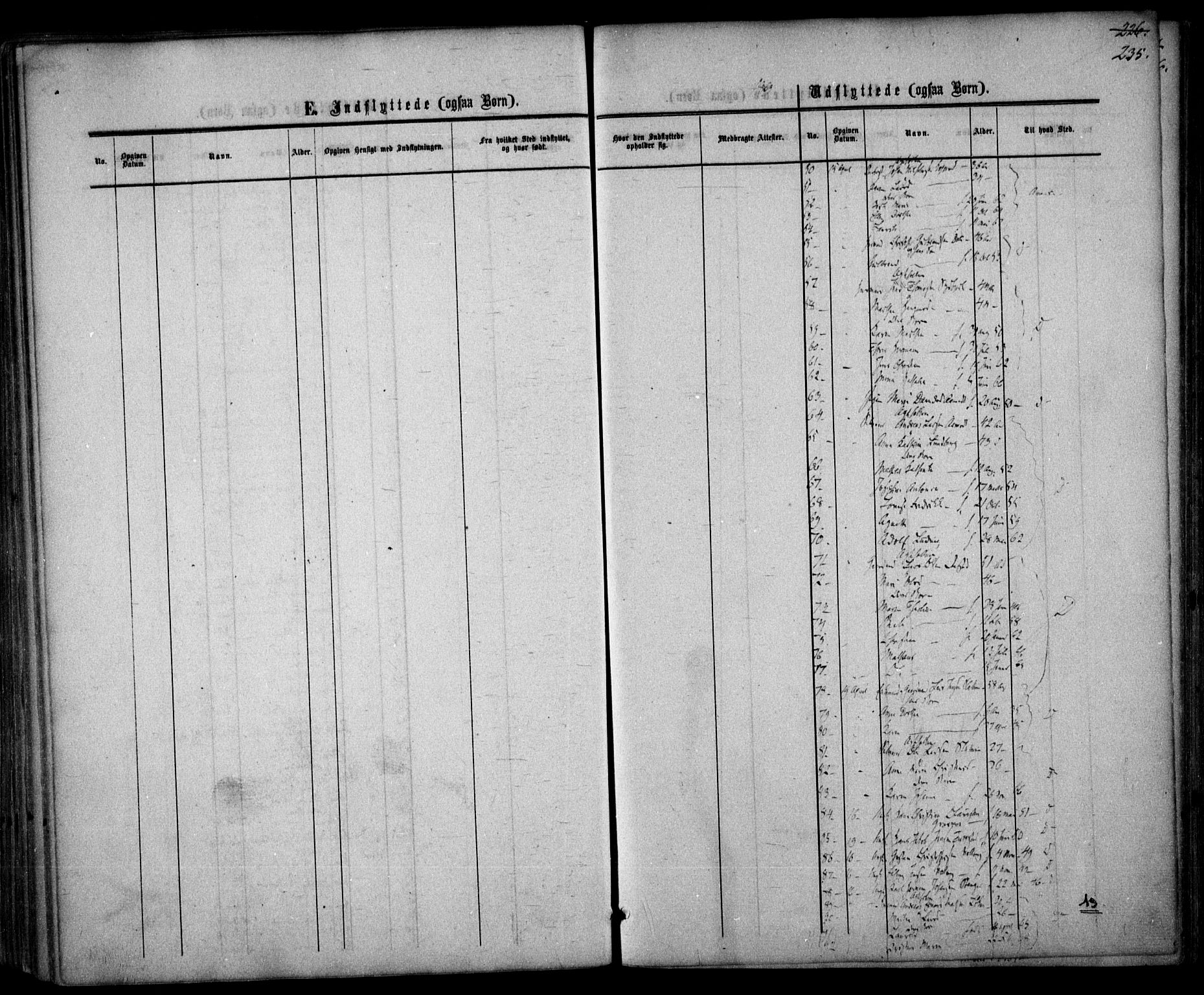 Nannestad prestekontor Kirkebøker, AV/SAO-A-10414a/F/Fa/L0012: Parish register (official) no. I 12, 1860-1872, p. 235