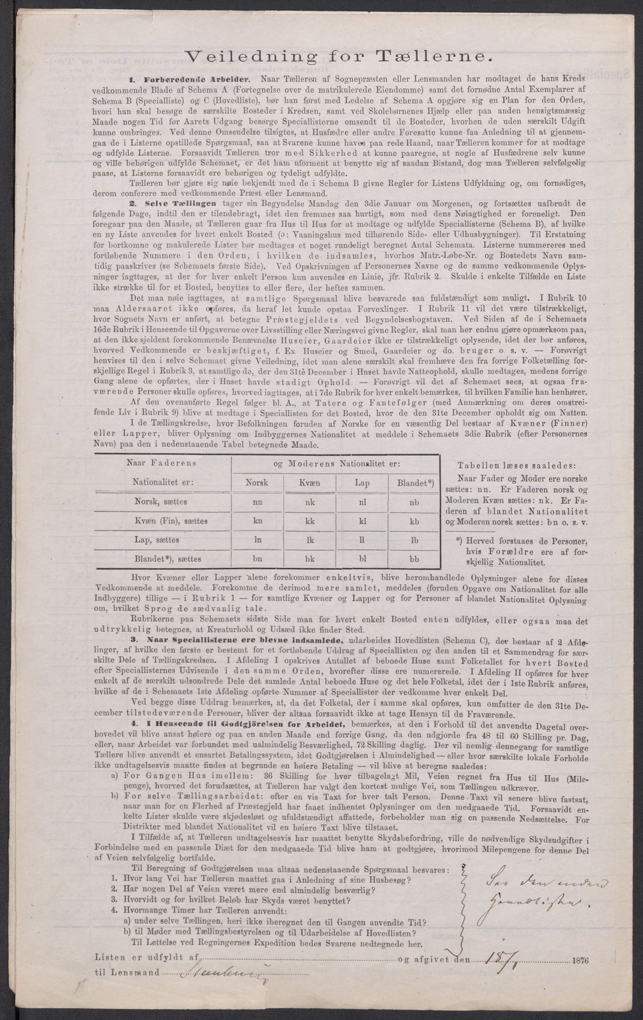 RA, 1875 census for 0235P Ullensaker, 1875, p. 3