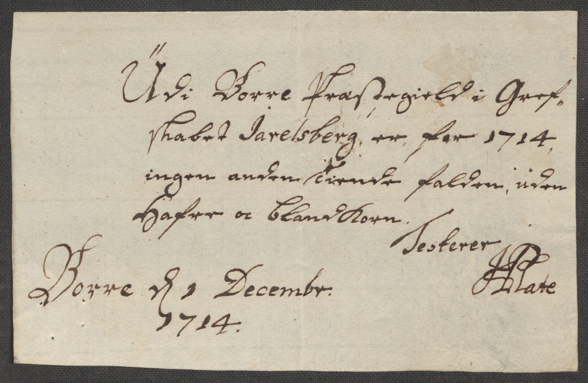 Rentekammeret inntil 1814, Reviderte regnskaper, Fogderegnskap, RA/EA-4092/R32/L1879: Fogderegnskap Jarlsberg grevskap, 1714-1715, p. 126