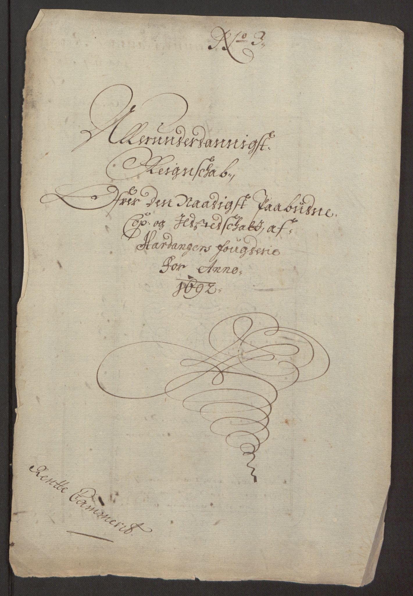 Rentekammeret inntil 1814, Reviderte regnskaper, Fogderegnskap, AV/RA-EA-4092/R48/L2973: Fogderegnskap Sunnhordland og Hardanger, 1691-1692, p. 610