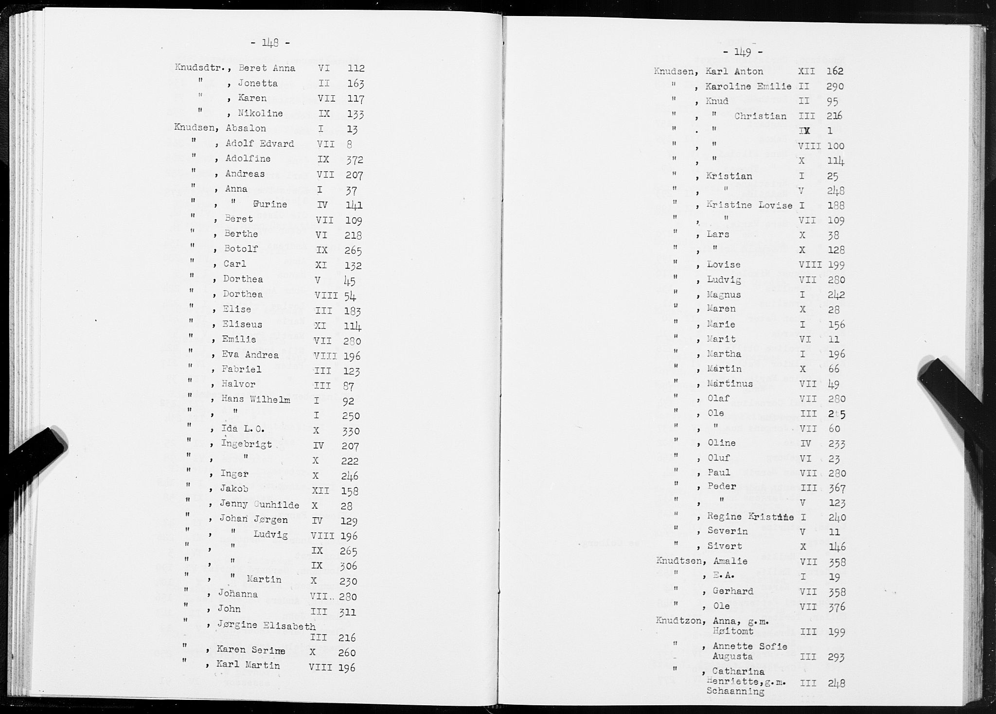 SAT, 1875 census for 1601 Trondheim, 1875, p. 148-149