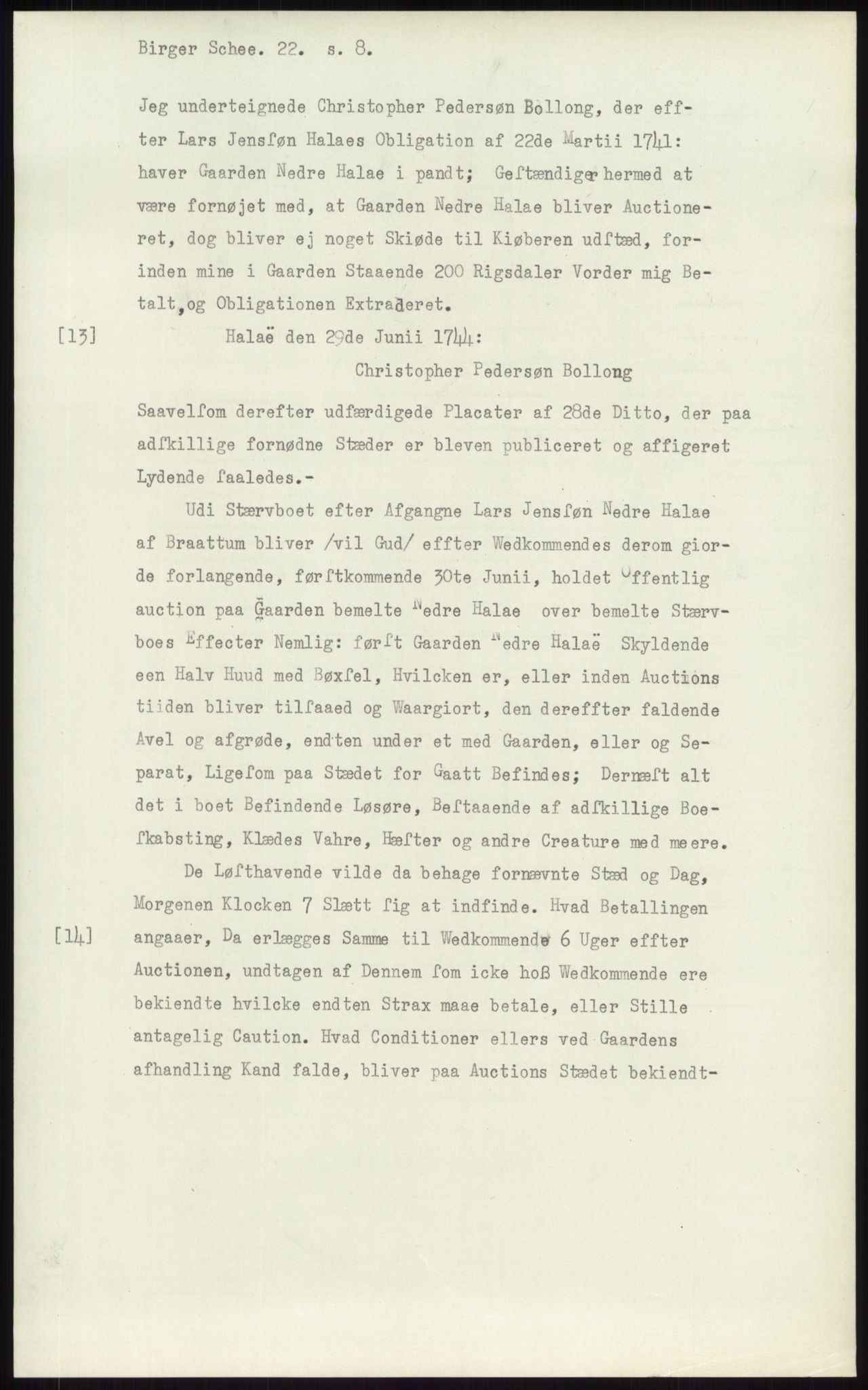 Samlinger til kildeutgivelse, Diplomavskriftsamlingen, AV/RA-EA-4053/H/Ha, p. 3494