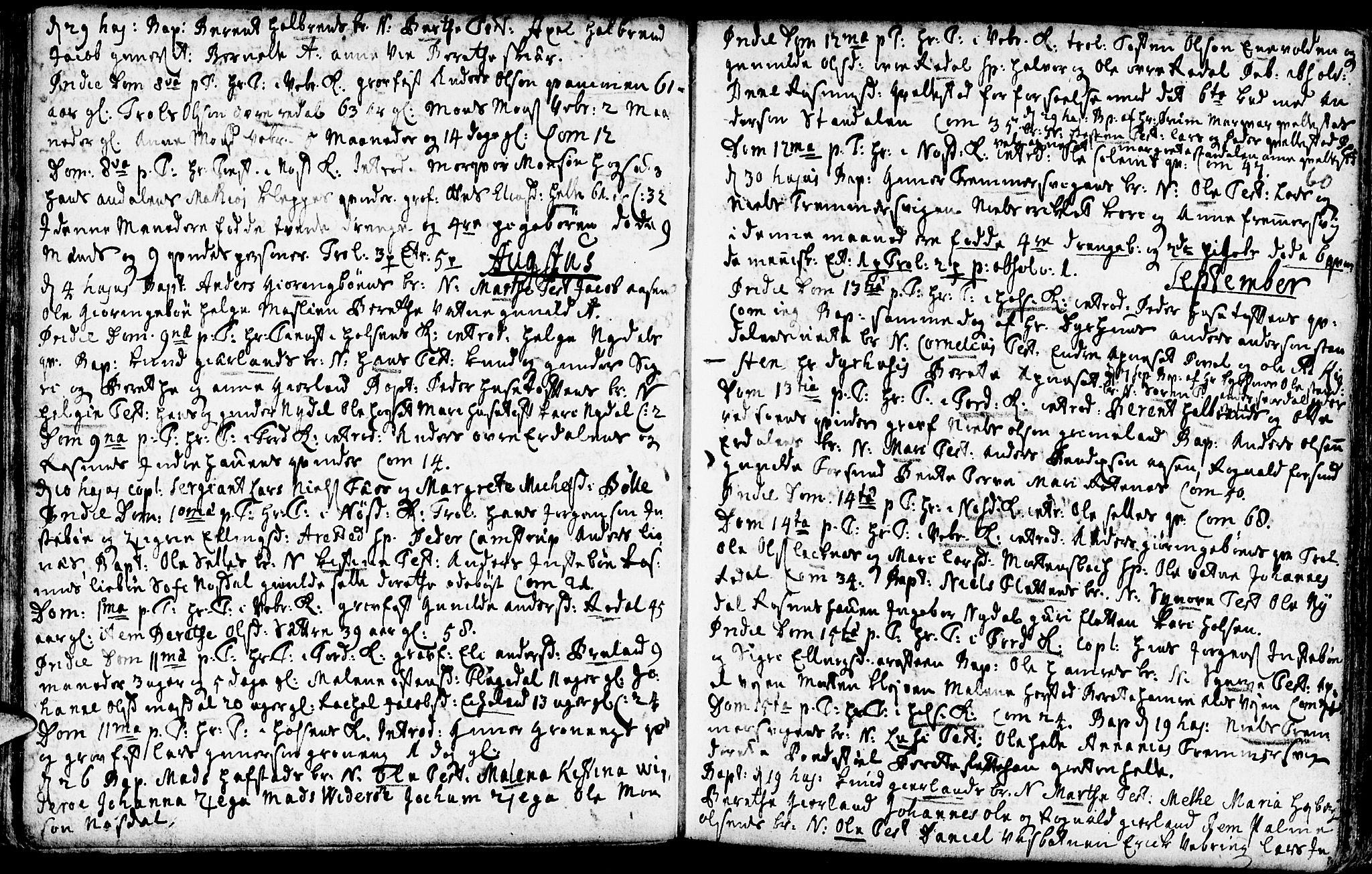 Førde sokneprestembete, AV/SAB-A-79901/H/Haa/Haaa/L0002: Parish register (official) no. A 2, 1728-1748, p. 60