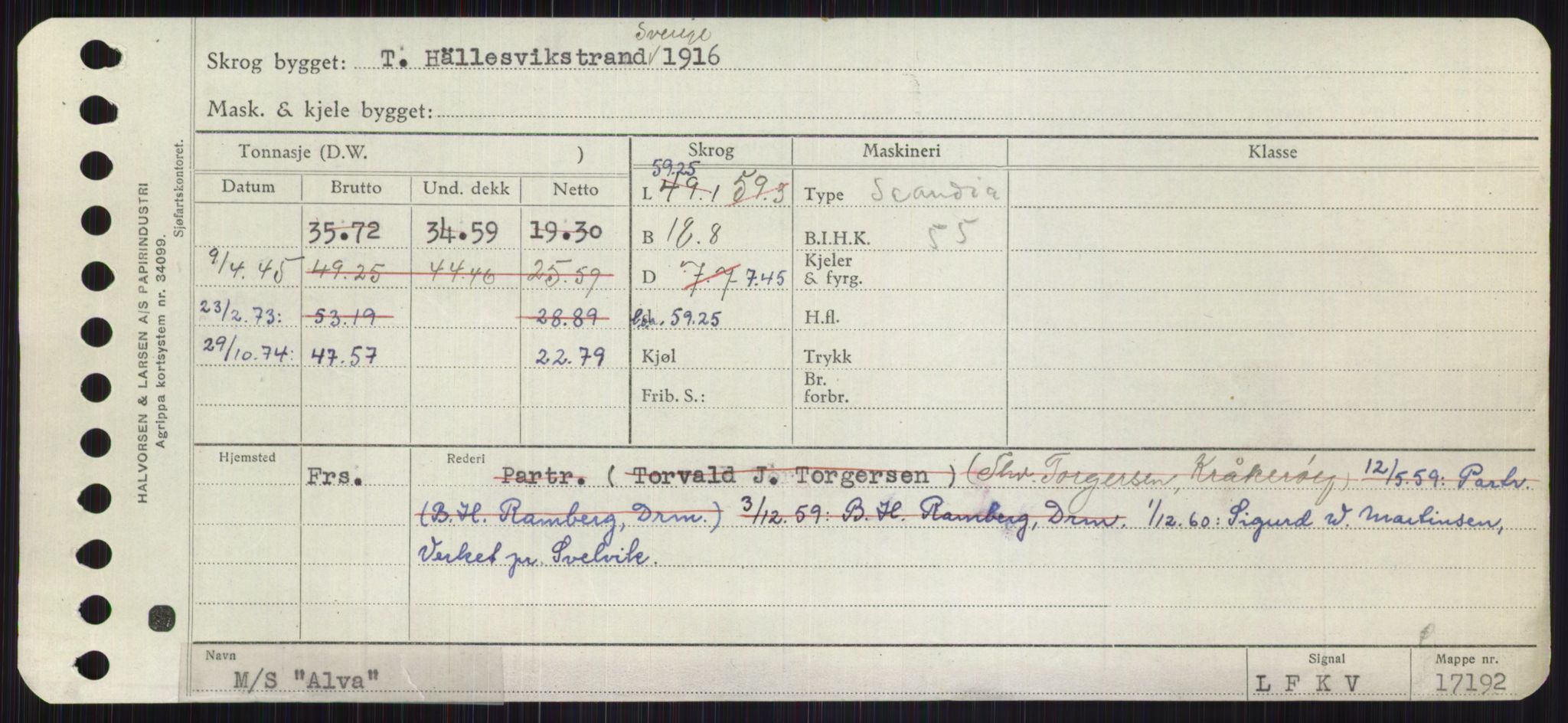 Sjøfartsdirektoratet med forløpere, Skipsmålingen, RA/S-1627/H/Ha/L0001/0001: Fartøy, A-Eig / Fartøy A-Bjøn, p. 165