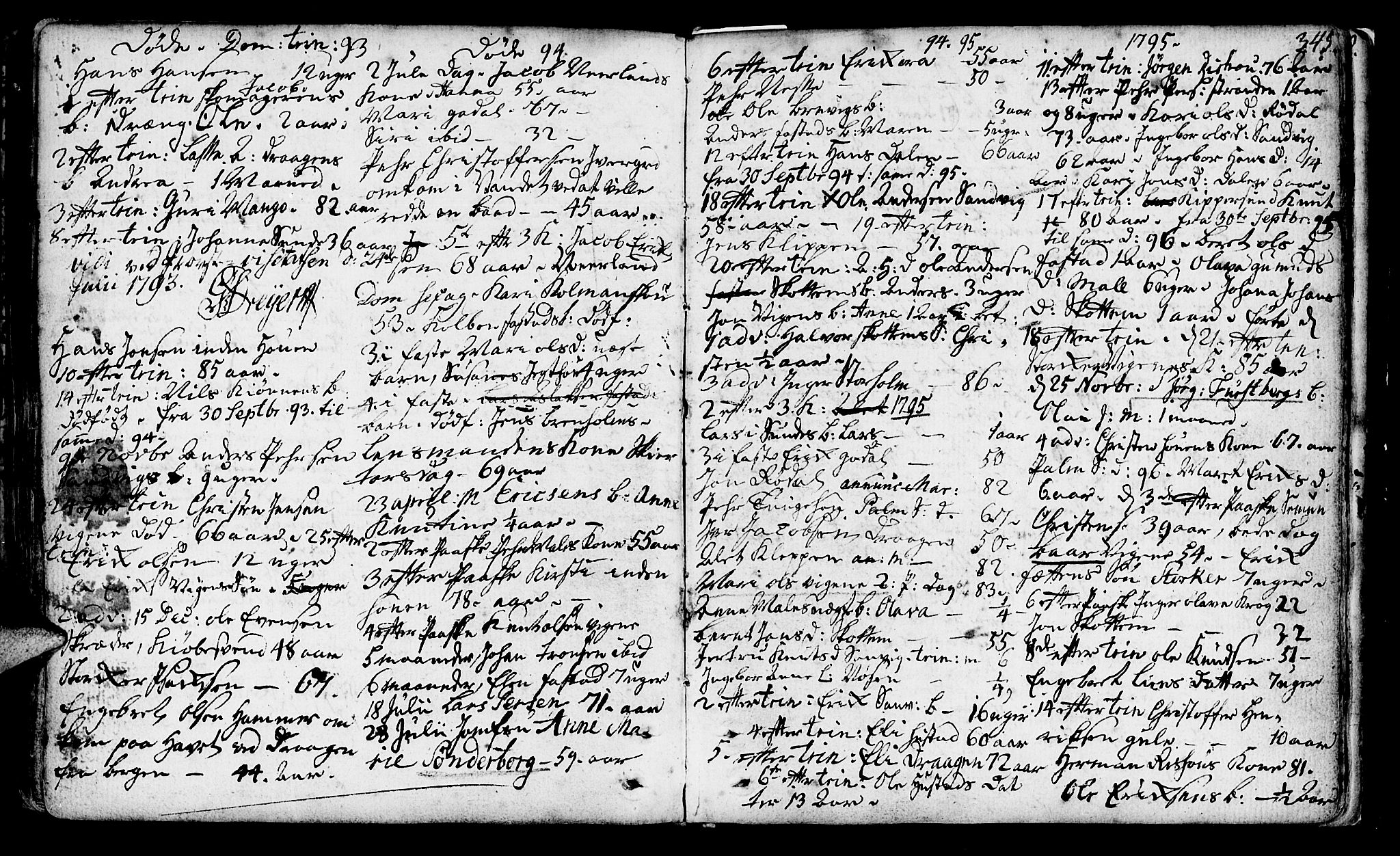 Ministerialprotokoller, klokkerbøker og fødselsregistre - Møre og Romsdal, AV/SAT-A-1454/566/L0761: Parish register (official) no. 566A02 /1, 1767-1817, p. 345