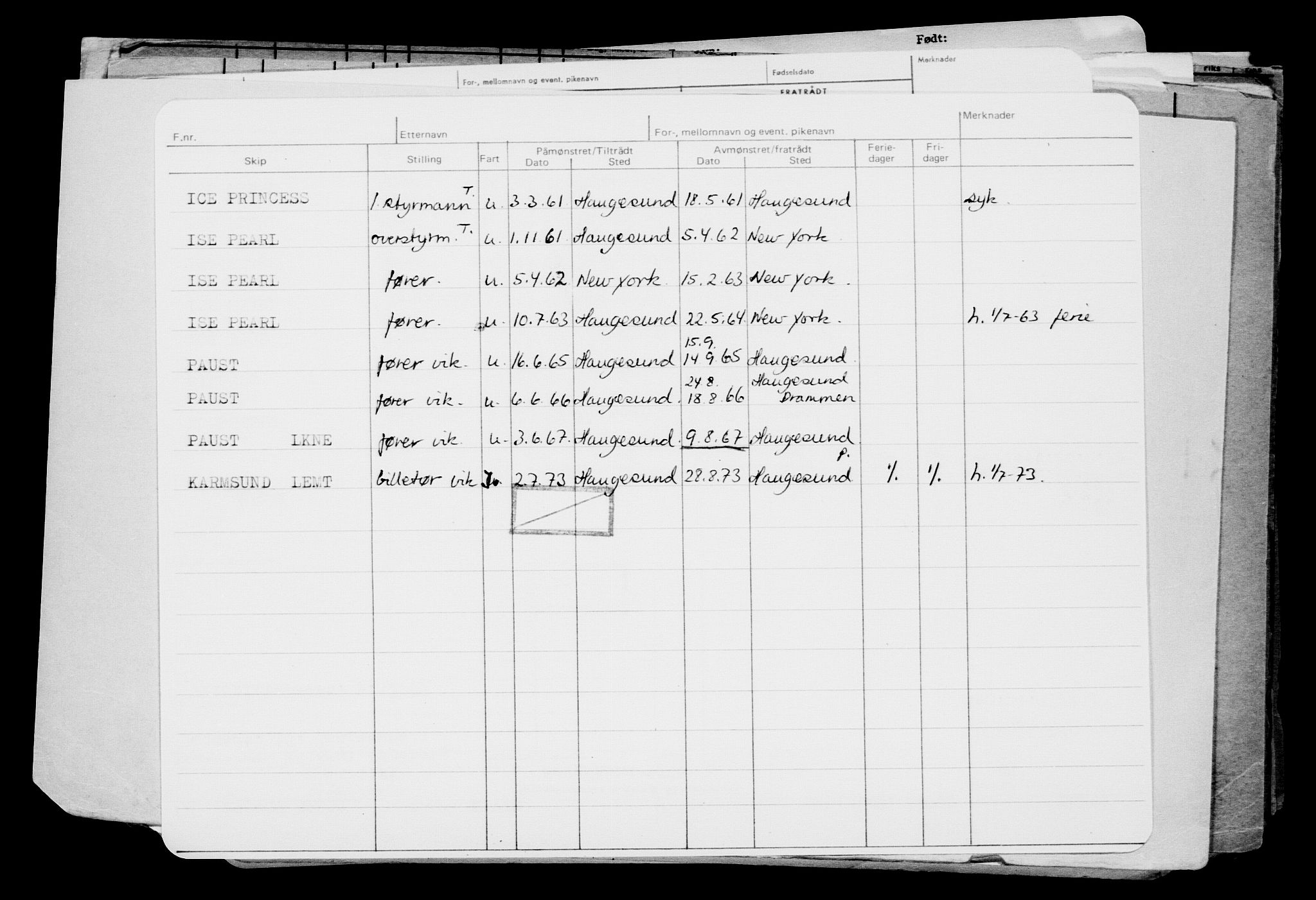 Direktoratet for sjømenn, AV/RA-S-3545/G/Gb/L0070: Hovedkort, 1907, p. 756