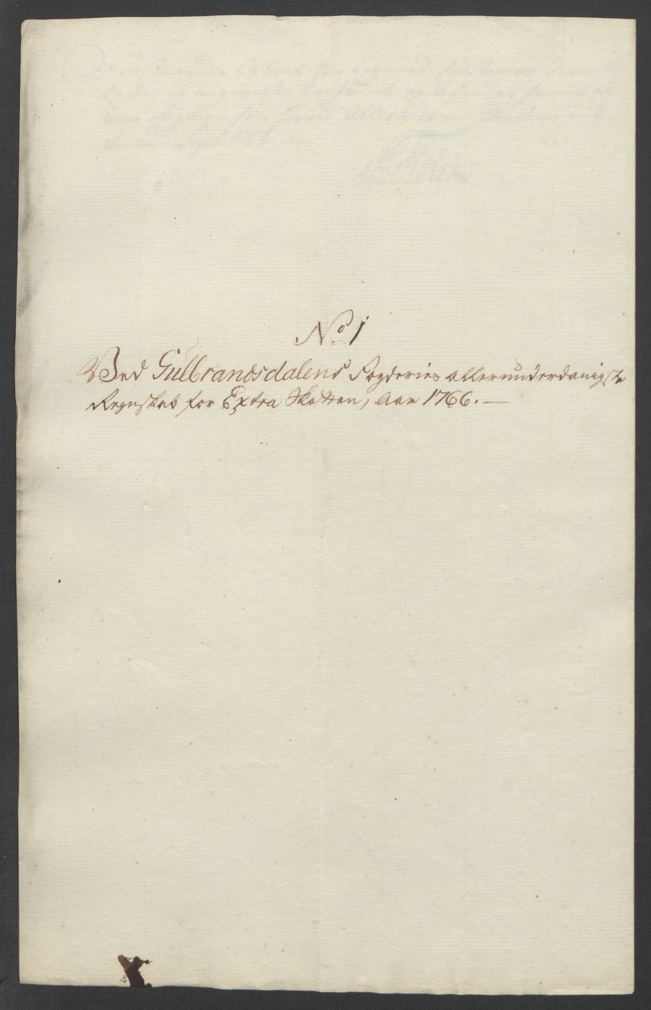 Rentekammeret inntil 1814, Reviderte regnskaper, Fogderegnskap, RA/EA-4092/R17/L1266: Ekstraskatten Gudbrandsdal, 1762-1766, p. 546
