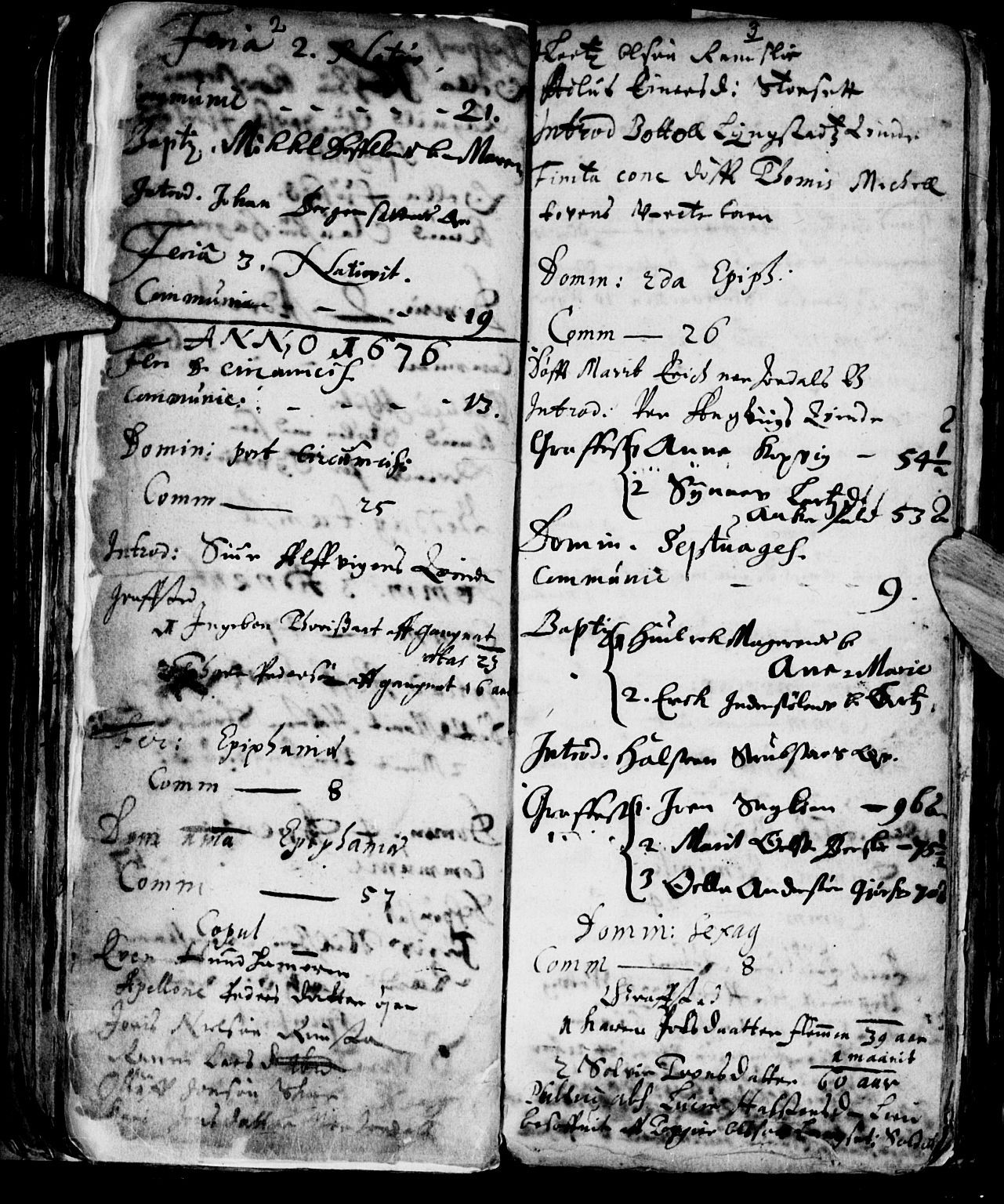 Ministerialprotokoller, klokkerbøker og fødselsregistre - Møre og Romsdal, AV/SAT-A-1454/586/L0976: Parish register (official) no. 586A02, 1664-1702