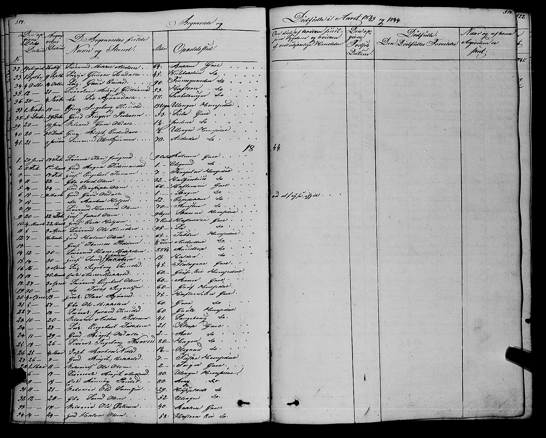 Gol kirkebøker, SAKO/A-226/F/Fa/L0002: Parish register (official) no. I 2, 1837-1863, p. 517-518