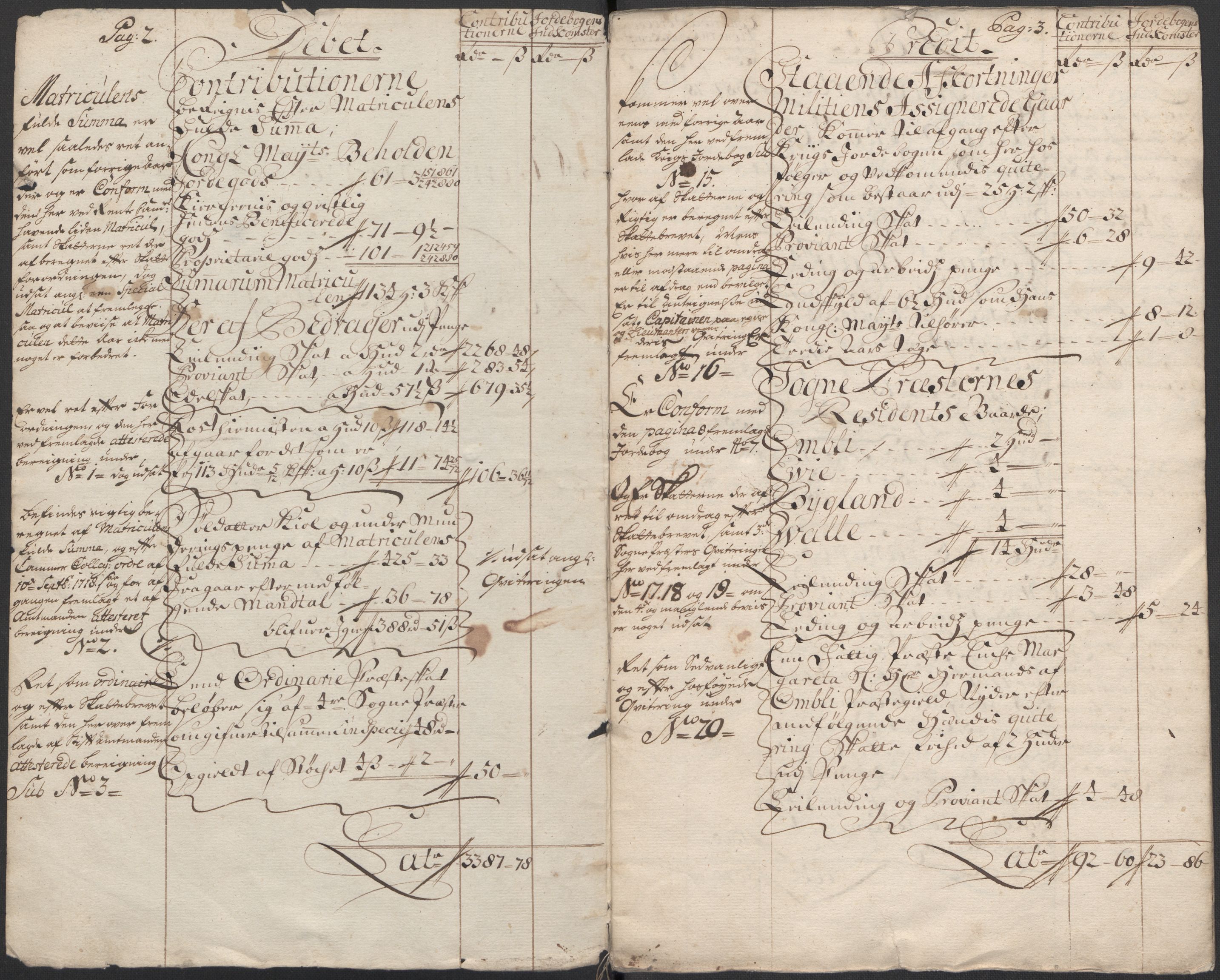 Rentekammeret inntil 1814, Reviderte regnskaper, Fogderegnskap, AV/RA-EA-4092/R40/L2453: Fogderegnskap Råbyggelag, 1718-1719, p. 264