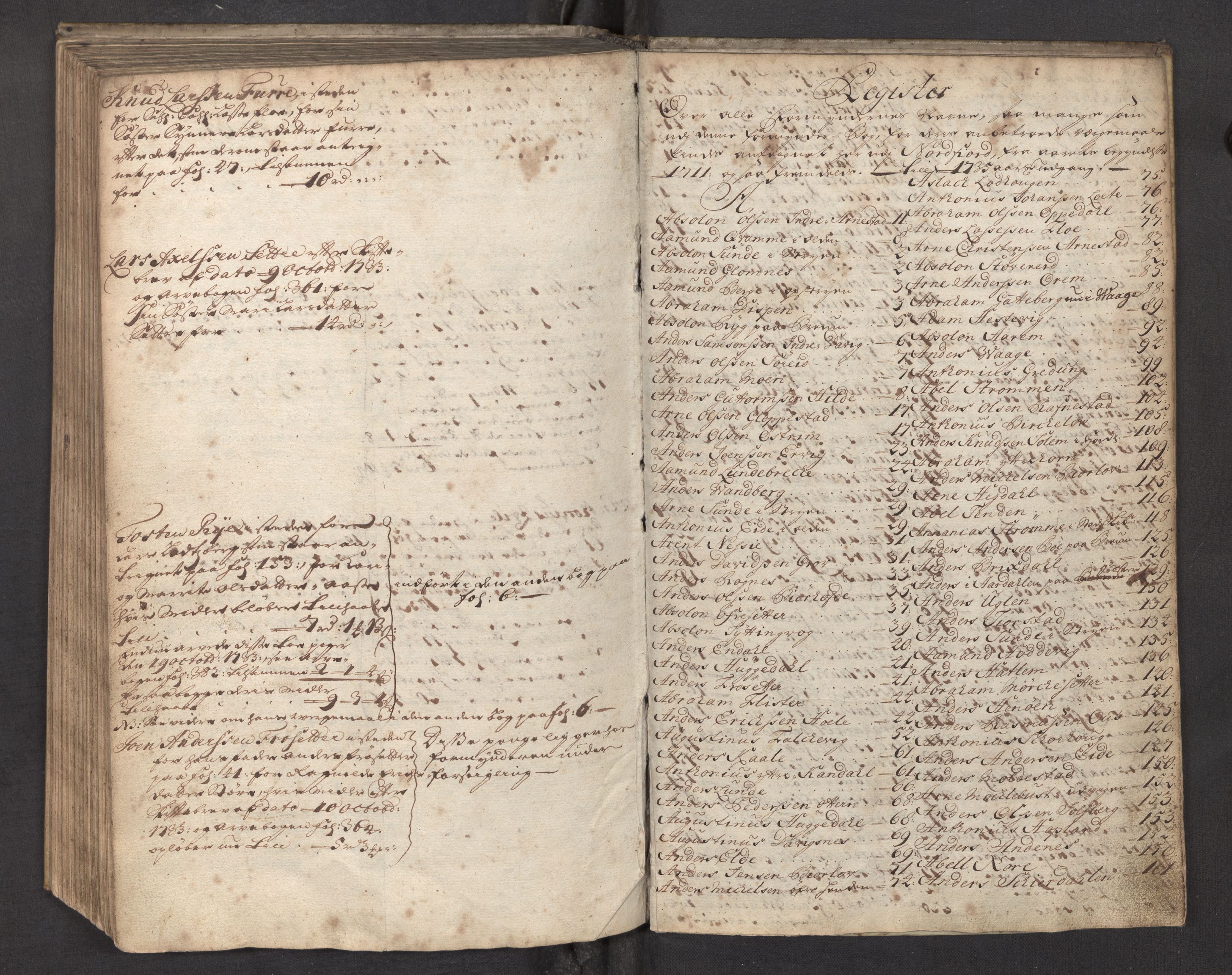 Nordfjord sorenskriveri, AV/SAB-A-2801/1/05/05a/L0001: Overformyndarprotokollar, 1711-1735, p. 224b