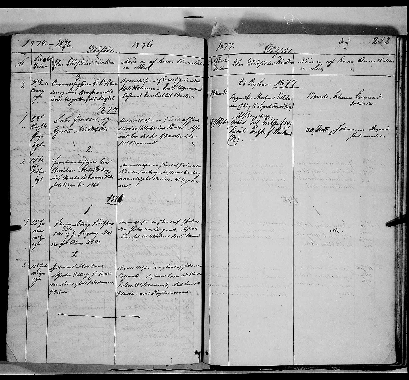 Vang prestekontor, Hedmark, SAH/PREST-008/H/Ha/Haa/L0011: Parish register (official) no. 11, 1852-1877, p. 252