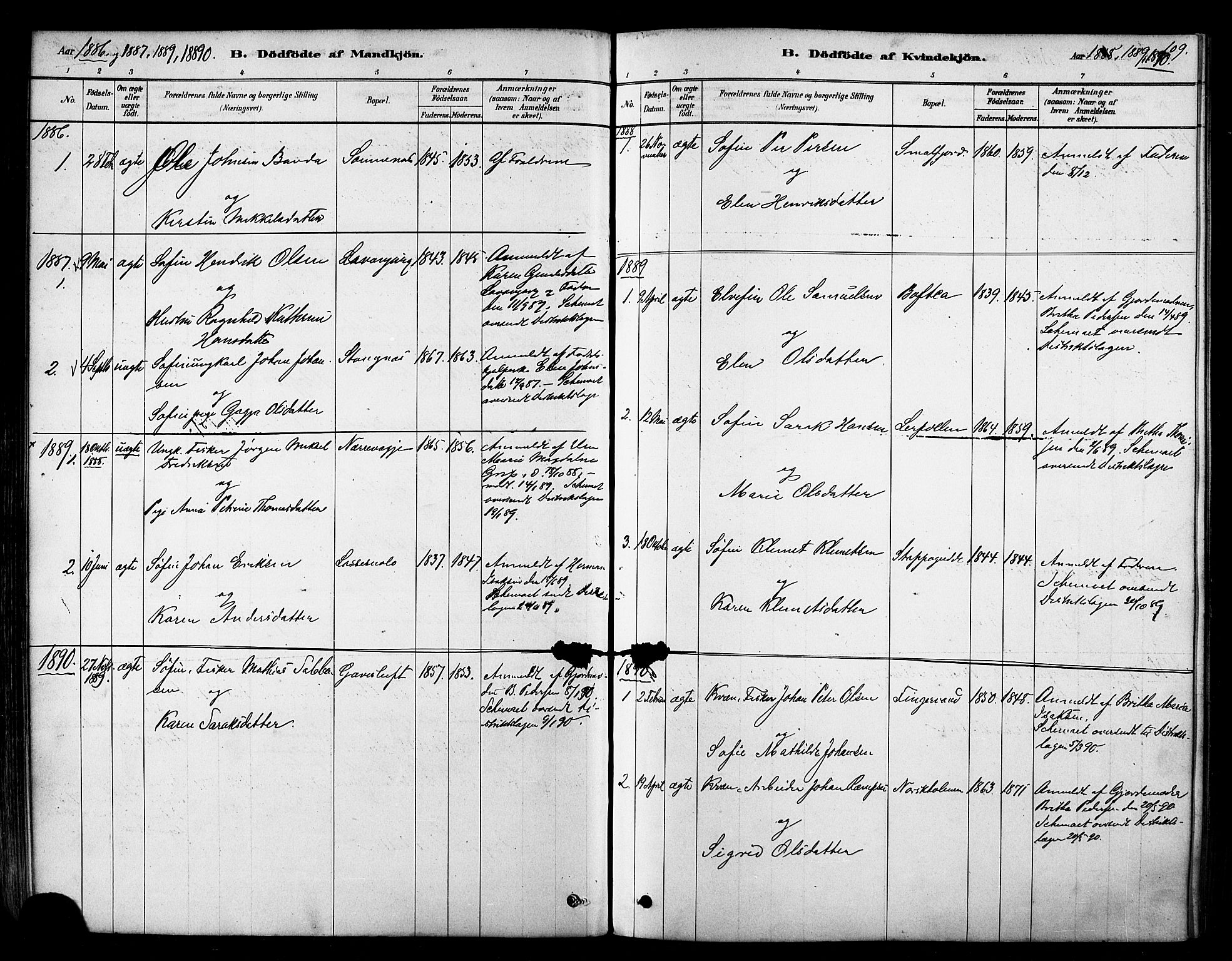 Tana sokneprestkontor, SATØ/S-1334/H/Ha/L0004kirke: Parish register (official) no. 4, 1878-1891, p. 109